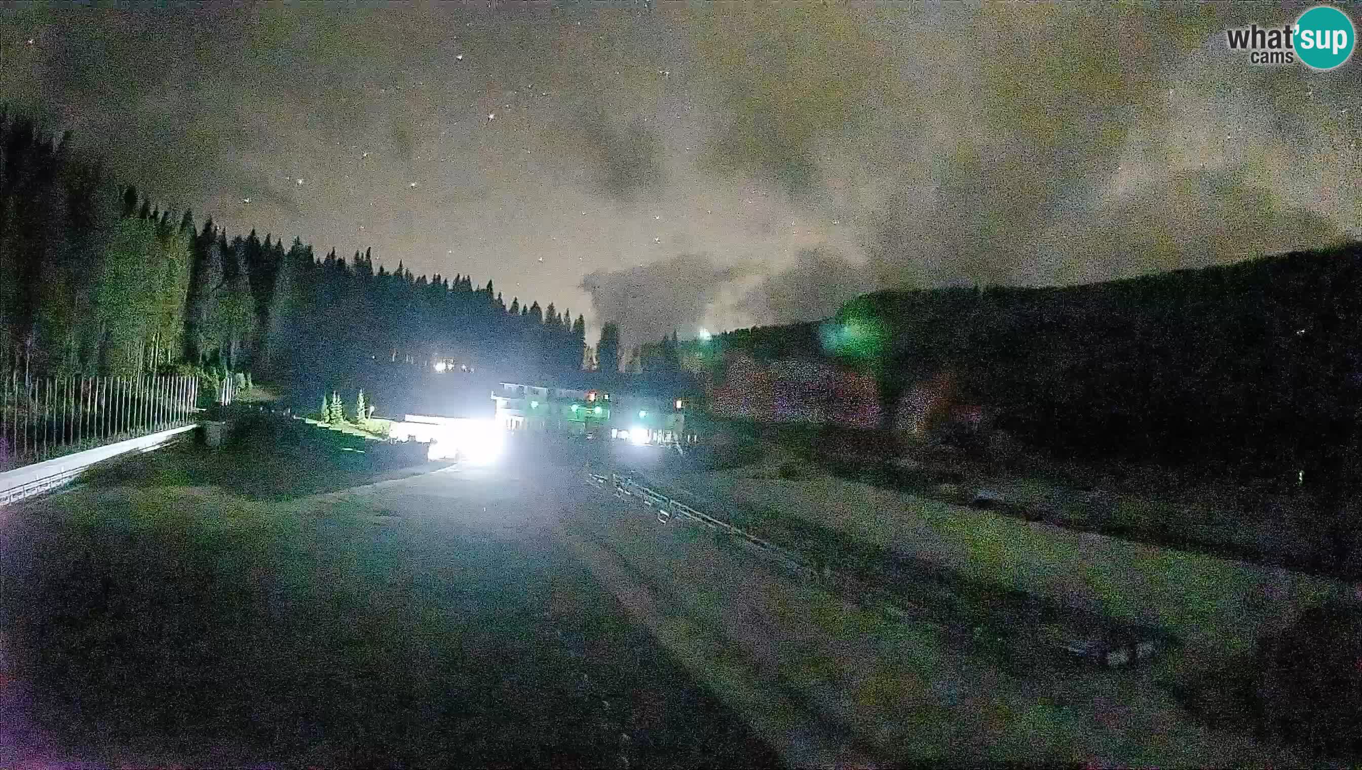 Spletna kamera Pokljuka – Biatlonski stadion Rudno Polje