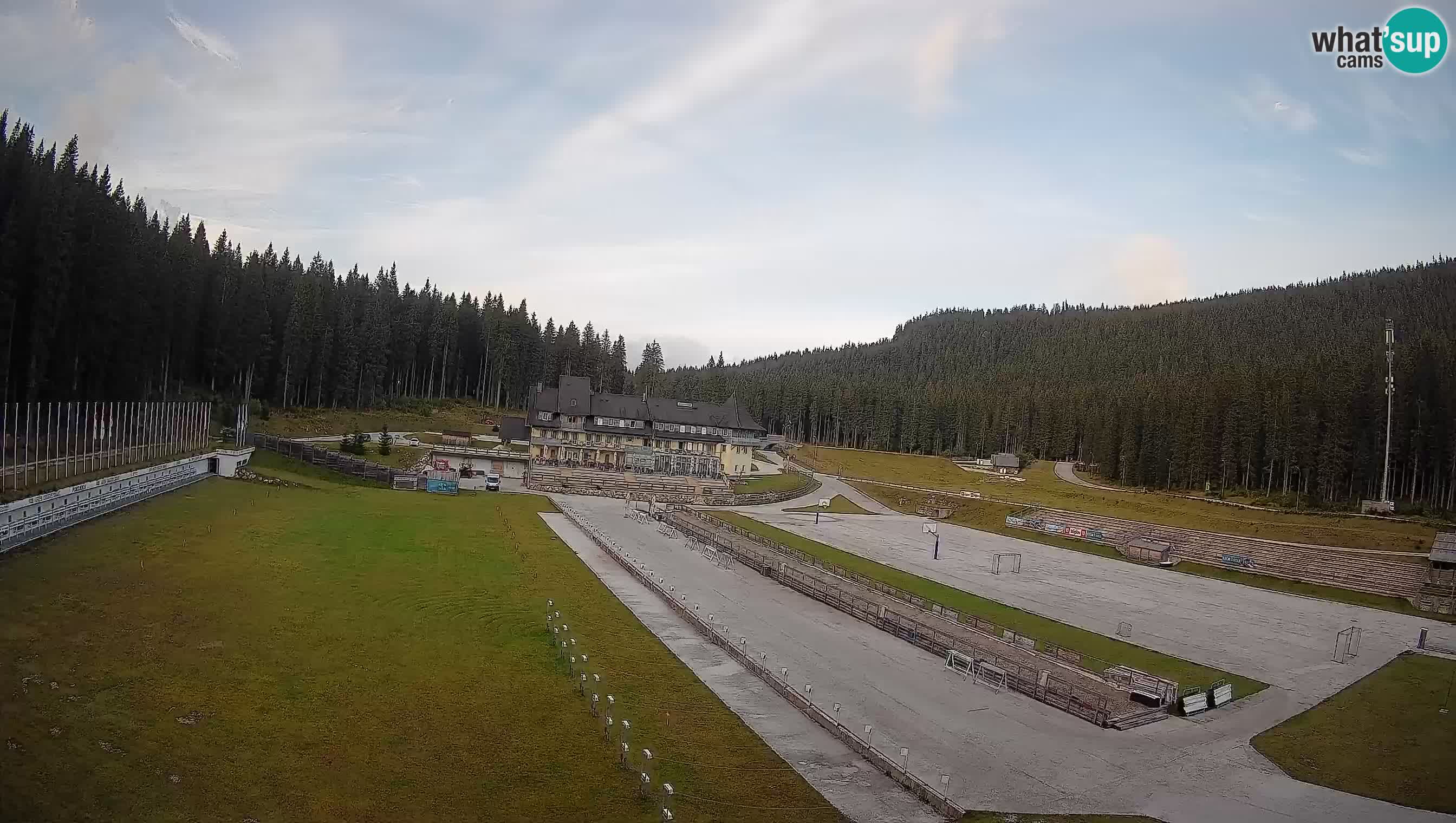 Web kamera Pokljuka – Biatlonski stadion Rudno Polje