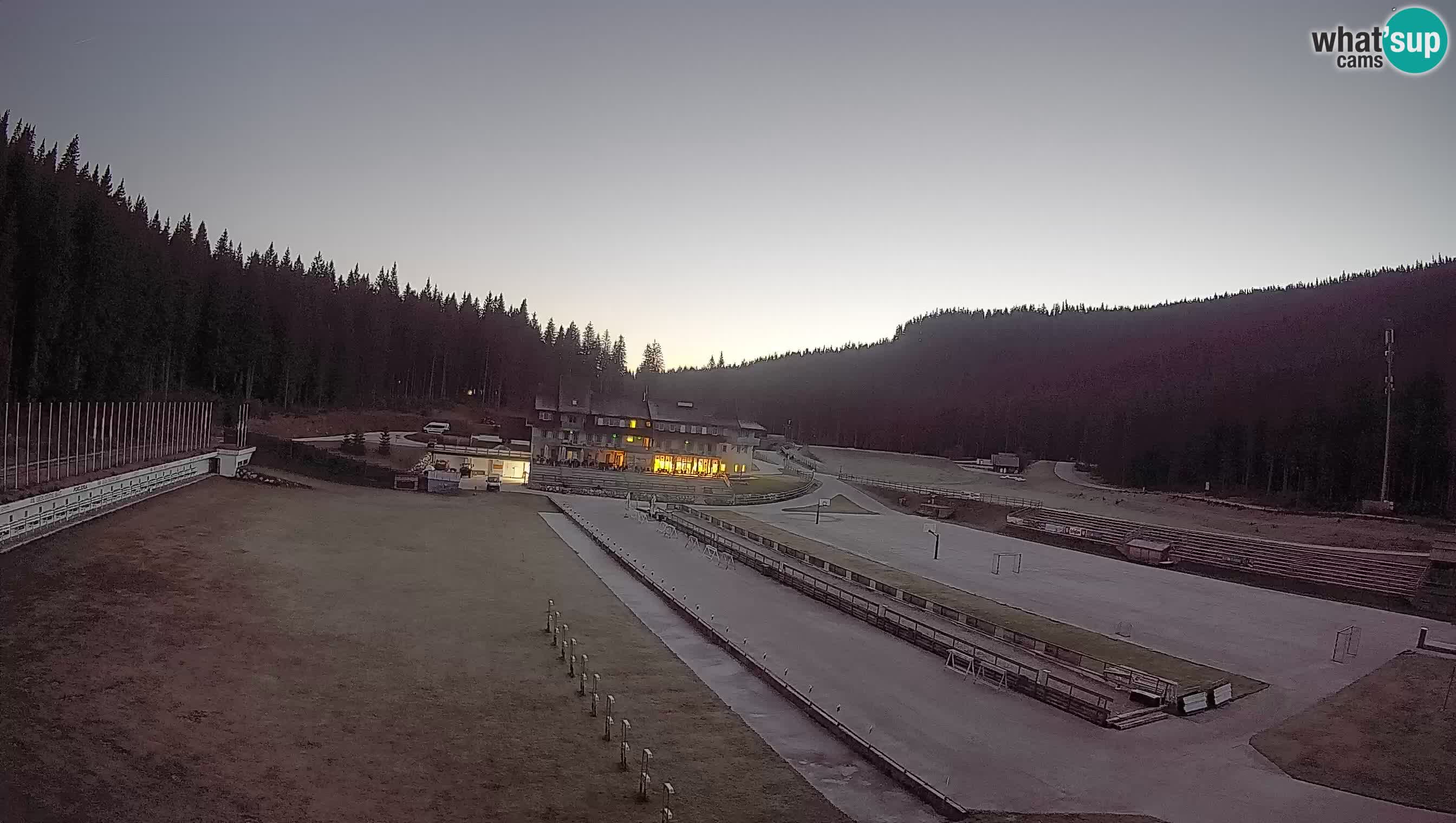 Web kamera Pokljuka – Biatlonski stadion Rudno Polje