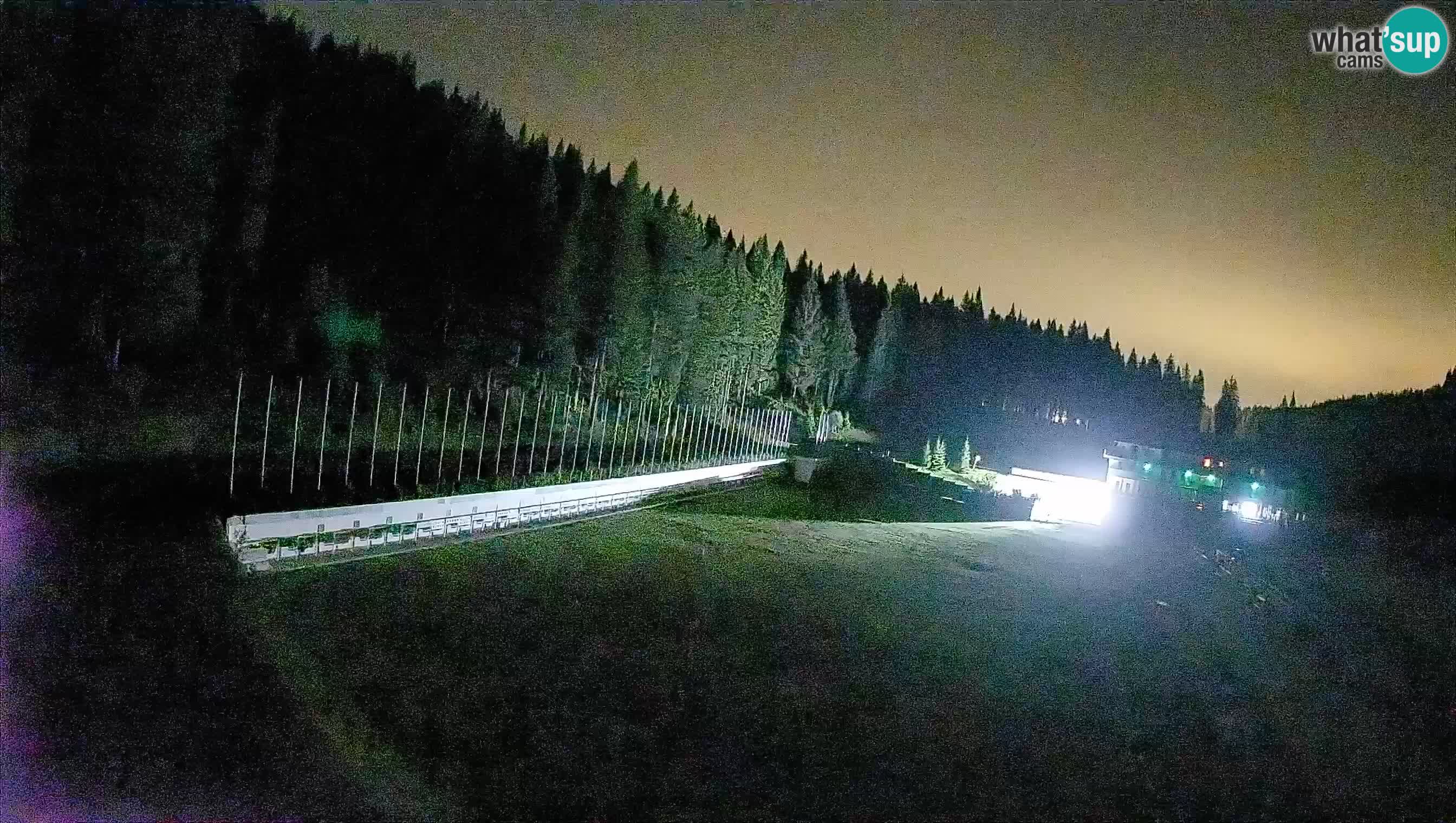 Spletna kamera Pokljuka – Biatlonski stadion Rudno Polje