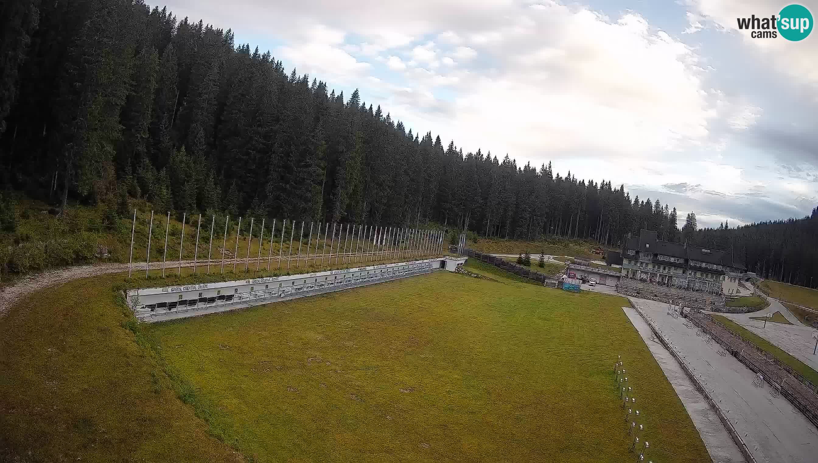 Web kamera Pokljuka – Biatlonski stadion Rudno Polje