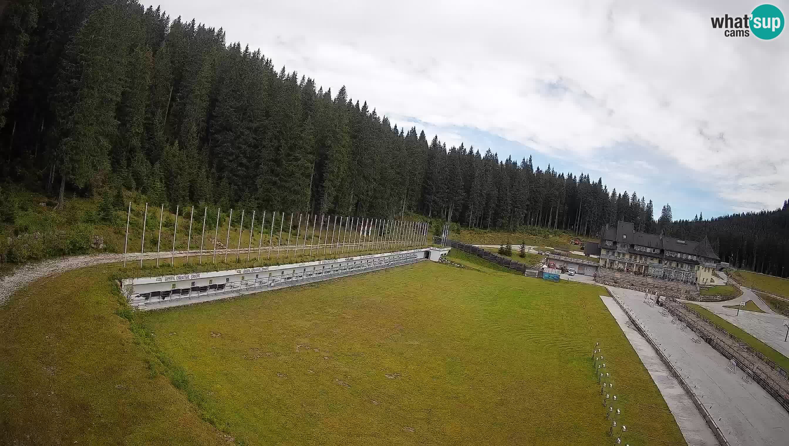Web kamera Pokljuka – Biatlonski stadion Rudno Polje