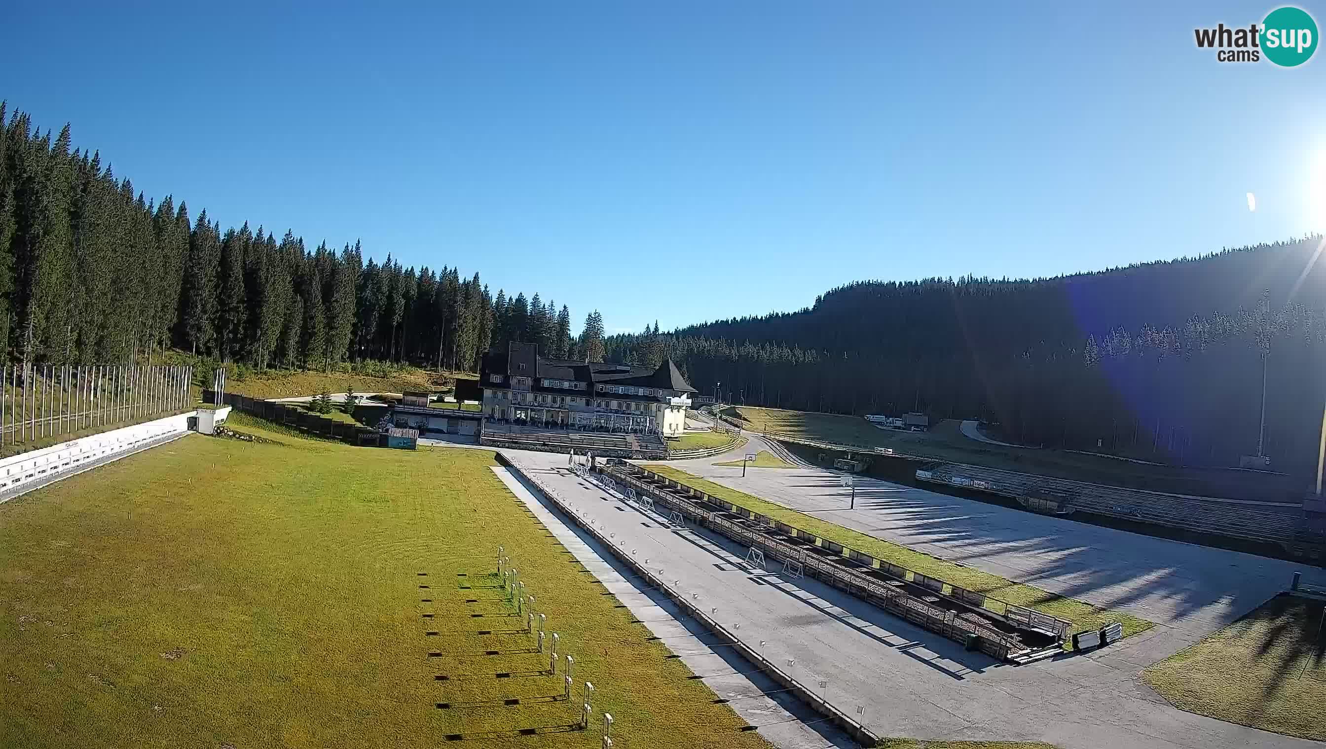 Webcam Pokljuka – Biathlon-Stadion Rudno Polje