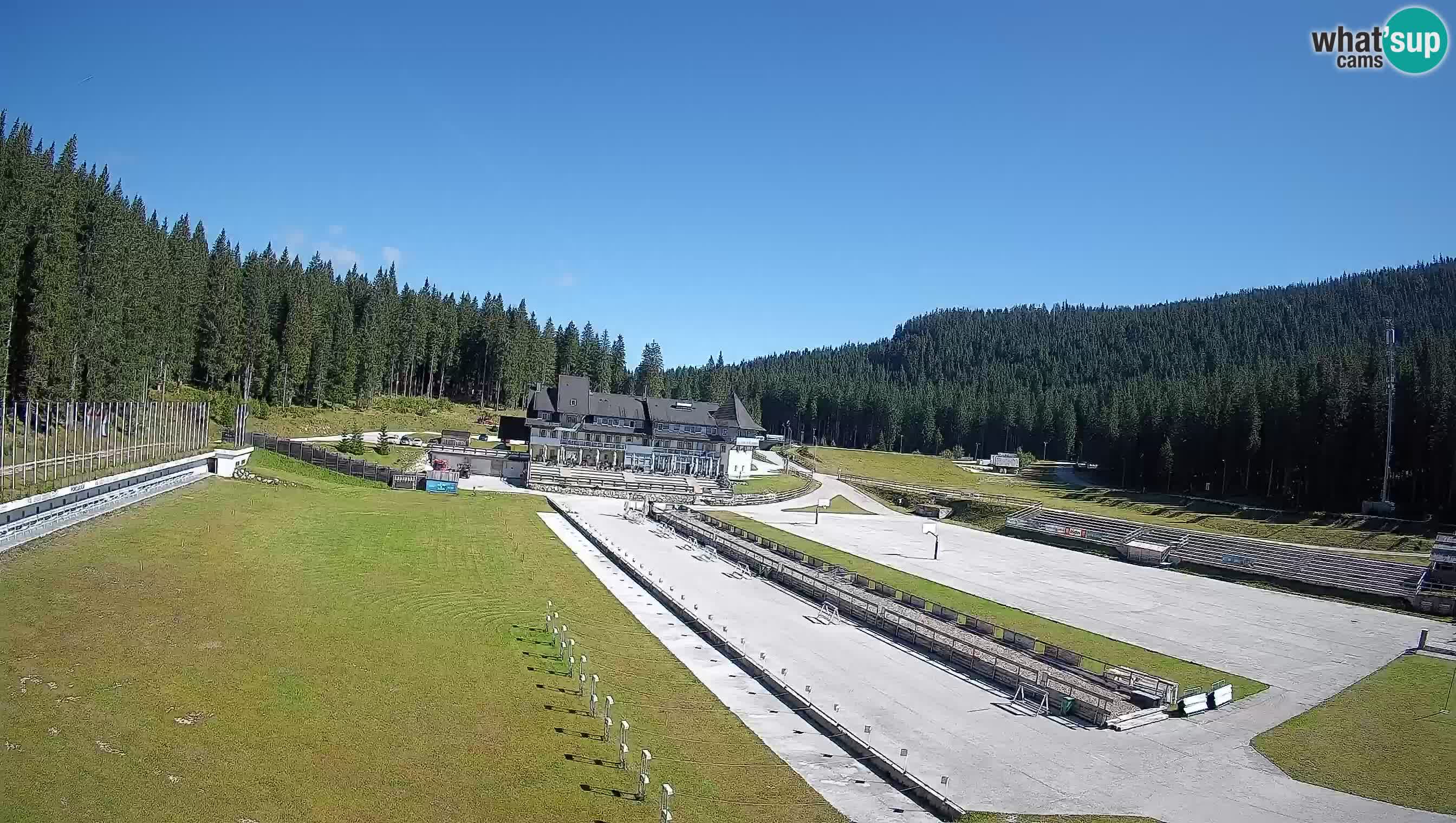 Webcam Pokljuka – Biathlon-Stadion Rudno Polje