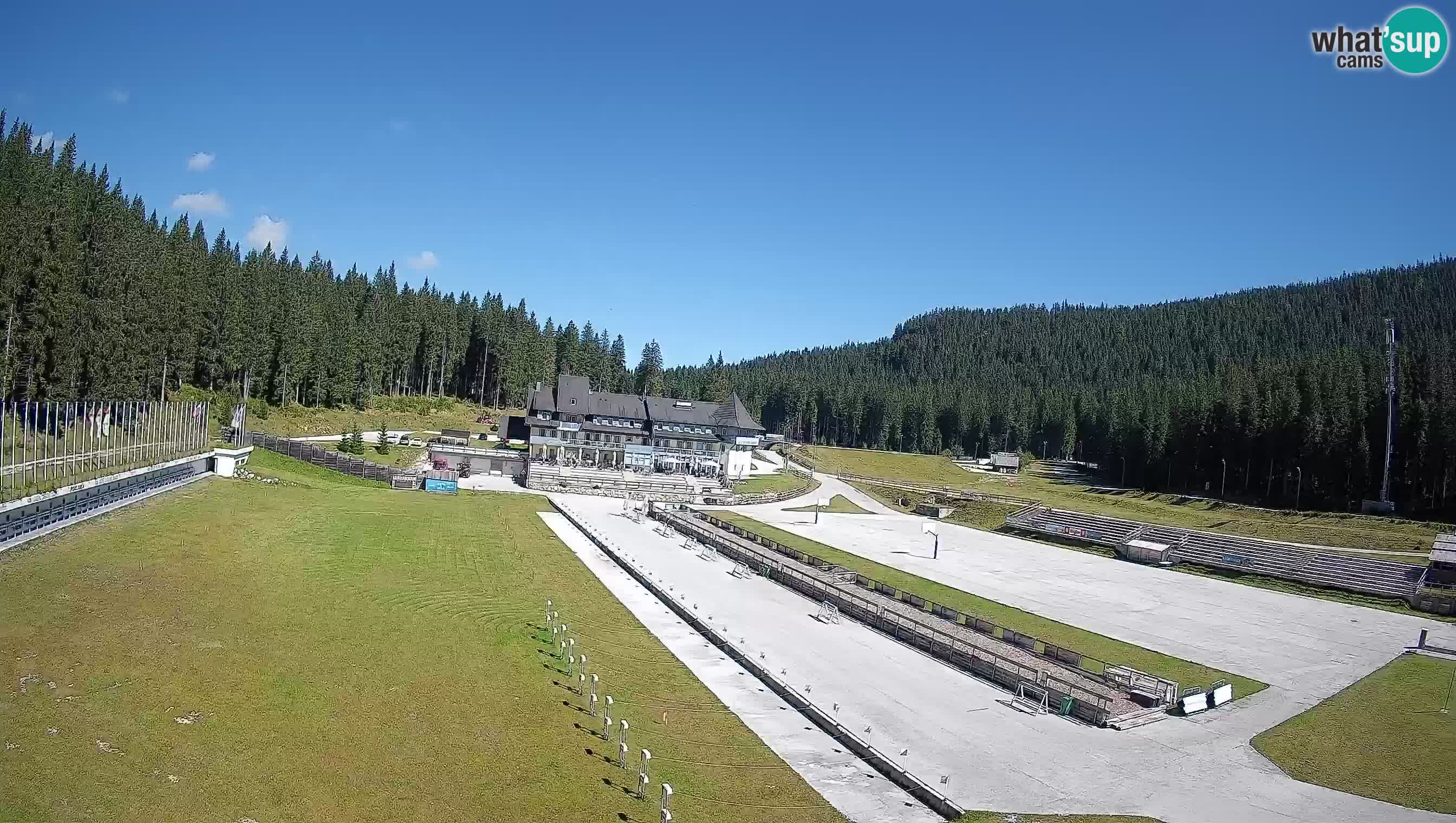 Webcam Pokljuka – Biathlon Stadium Live