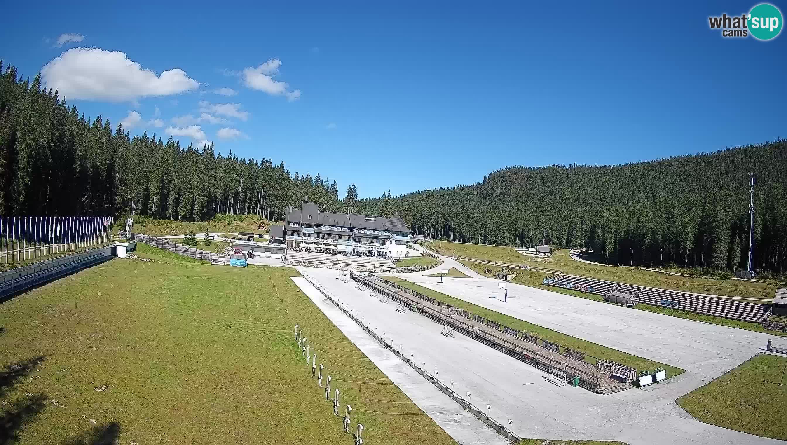 Webcam Pokljuka – Stade de biathlon de Rudno Polje