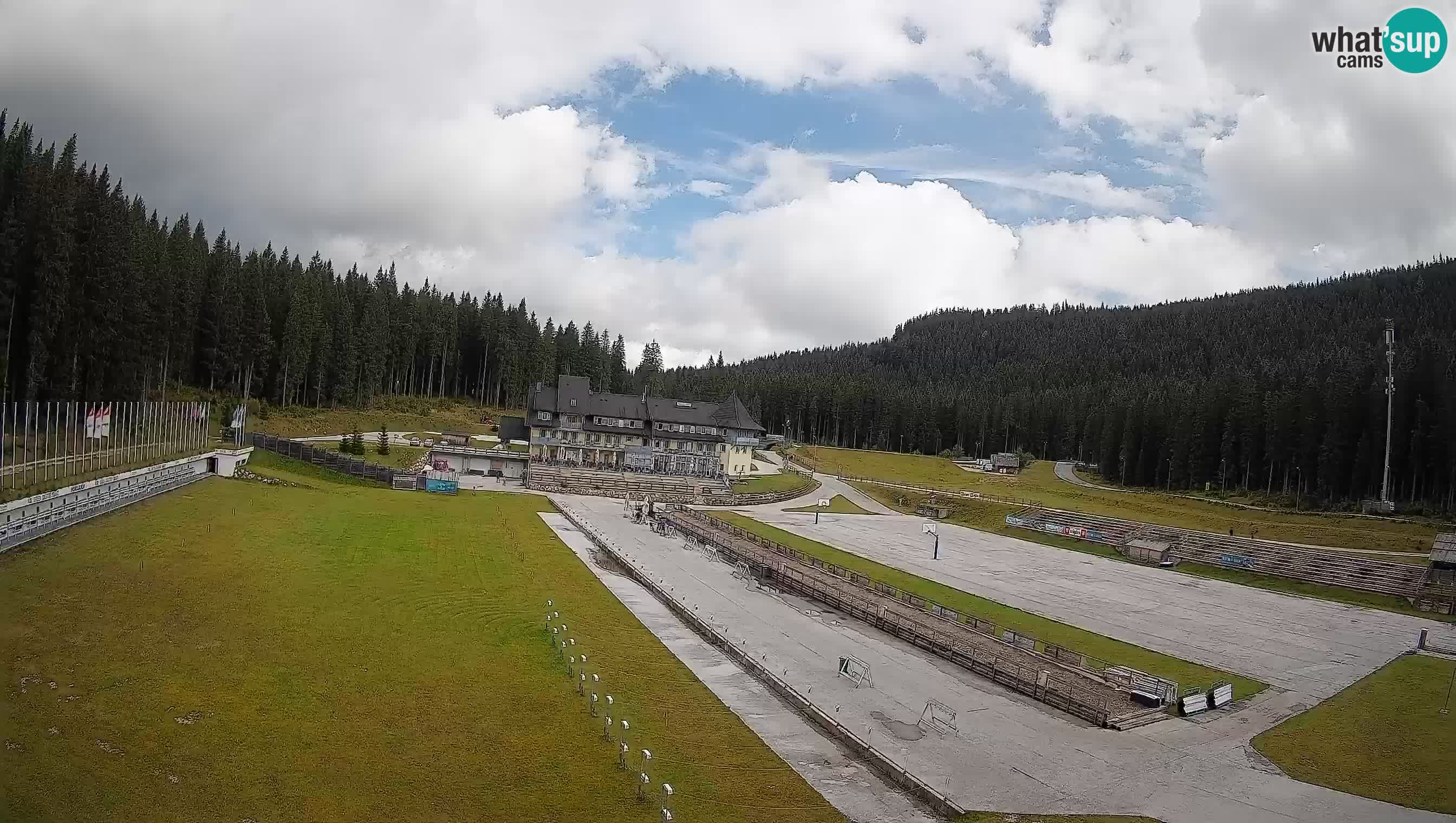 Webcam Pokljuka – Stade de biathlon de Rudno Polje