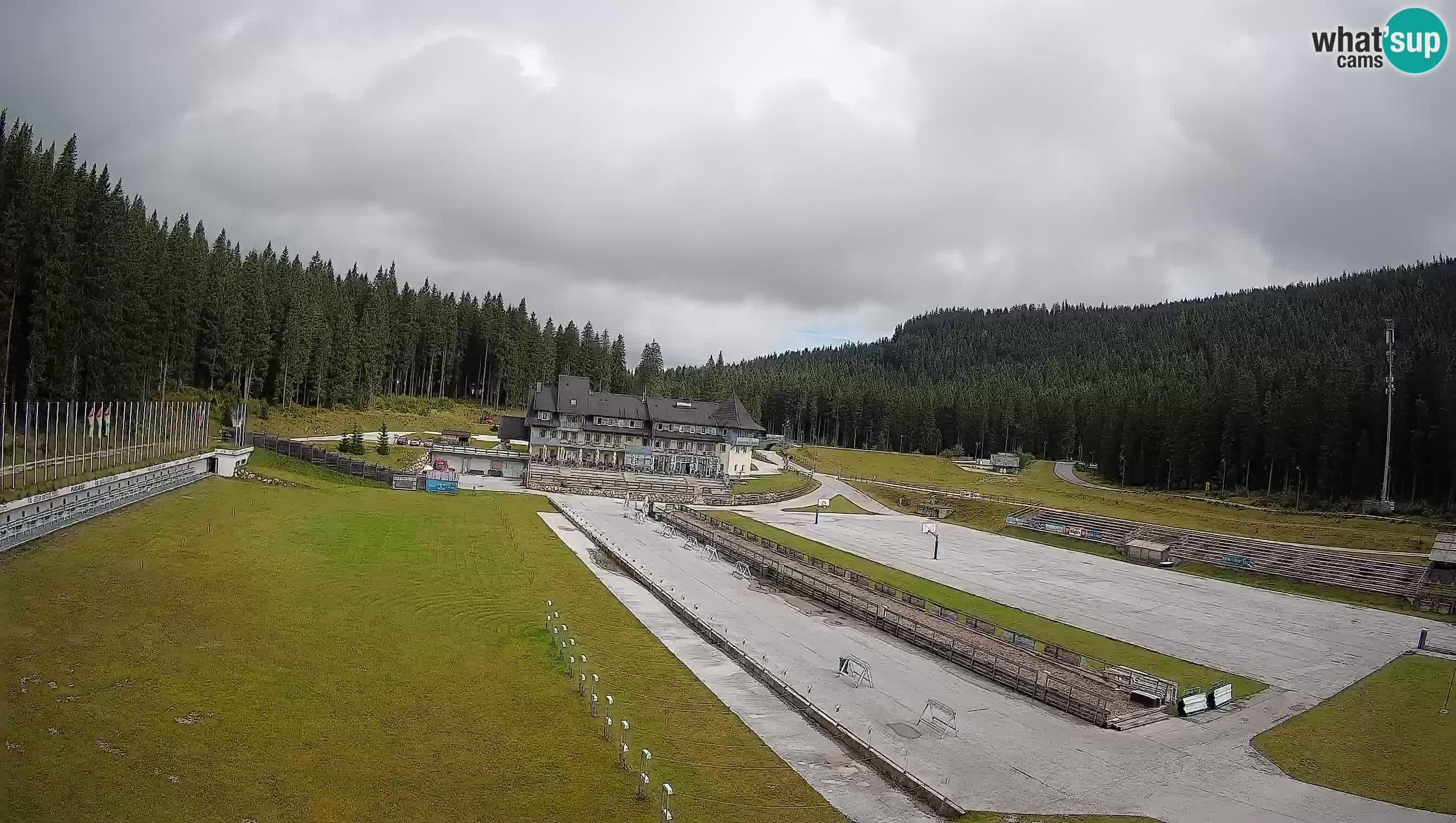 Webcam Pokljuka – Stade de biathlon de Rudno Polje