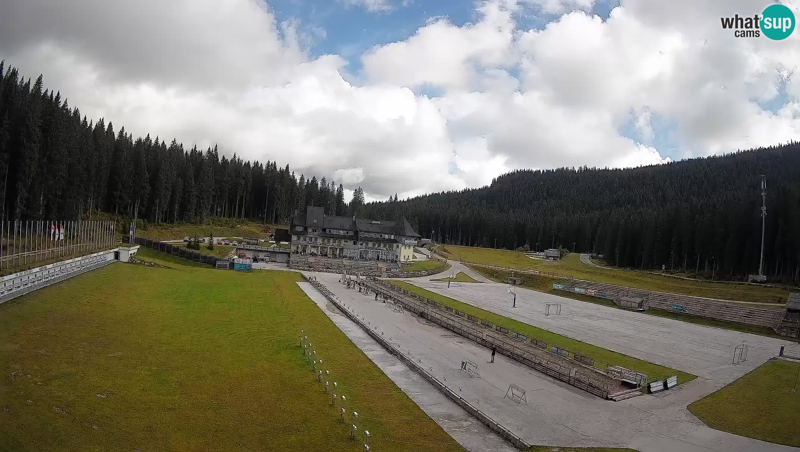 Spletna kamera Pokljuka – Biatlonski stadion Rudno Polje