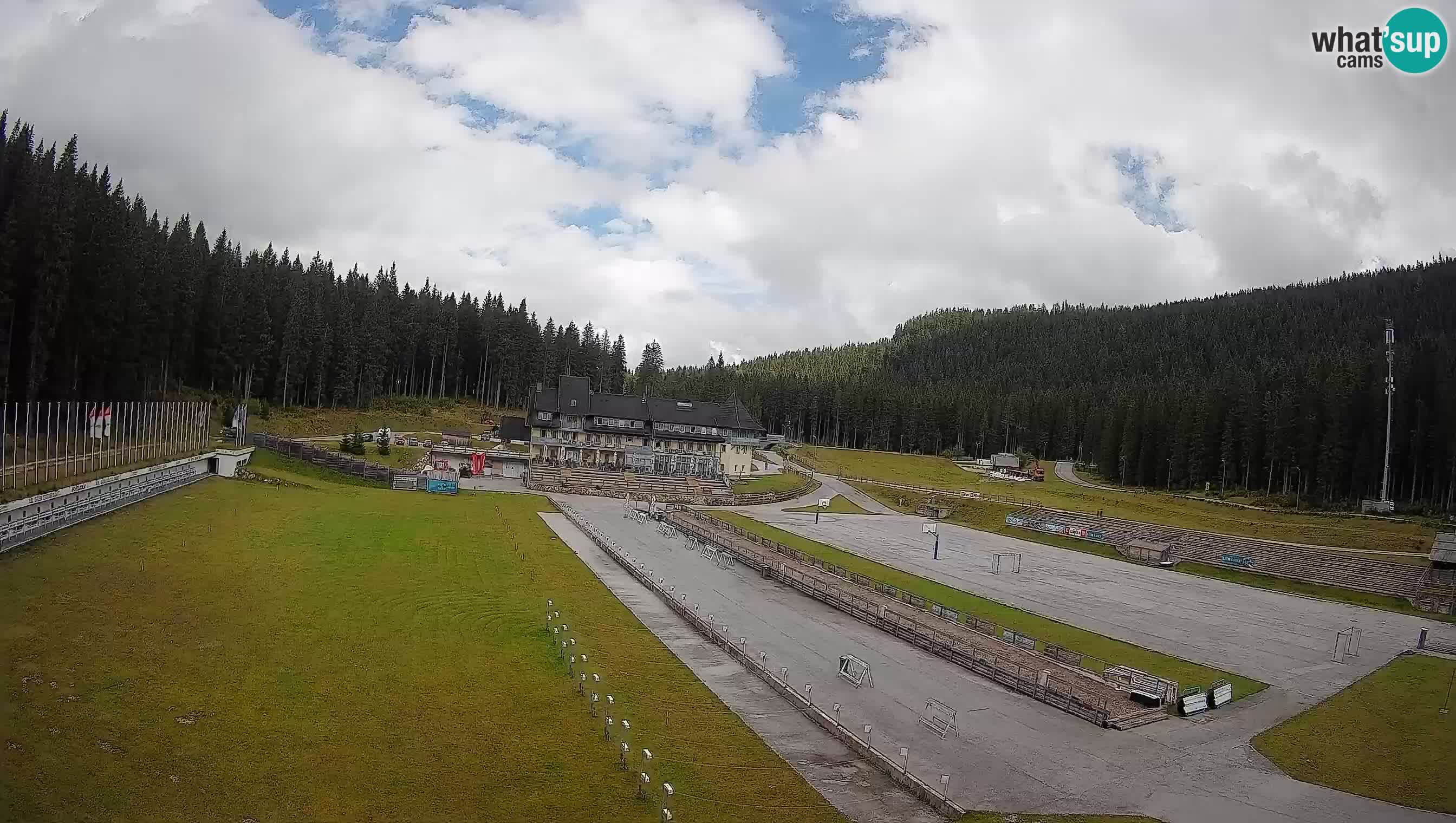 Web kamera Pokljuka – Biatlonski stadion Rudno Polje