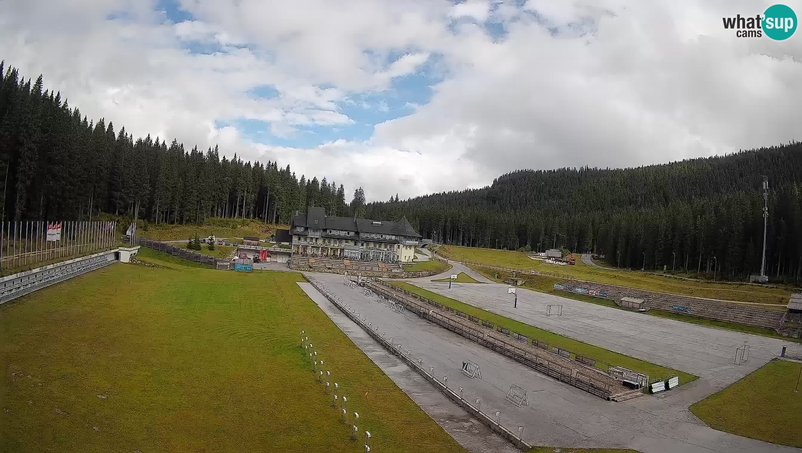 Web kamera Pokljuka – Biatlonski stadion Rudno Polje