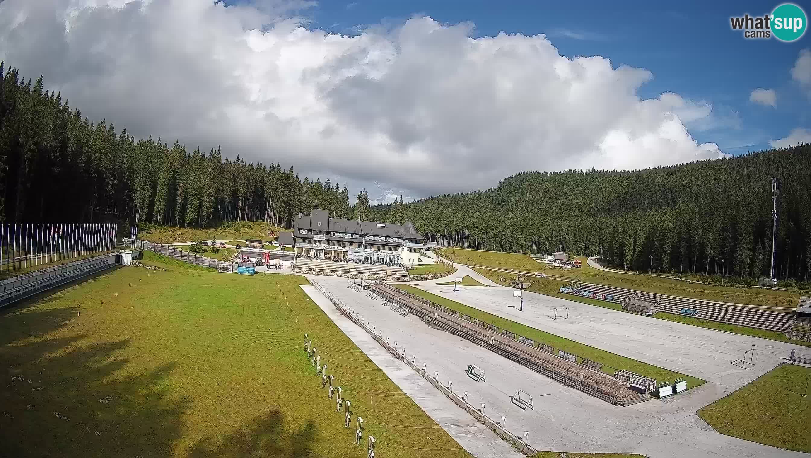 Webcam Pokljuka – Biathlon-Stadion Rudno Polje