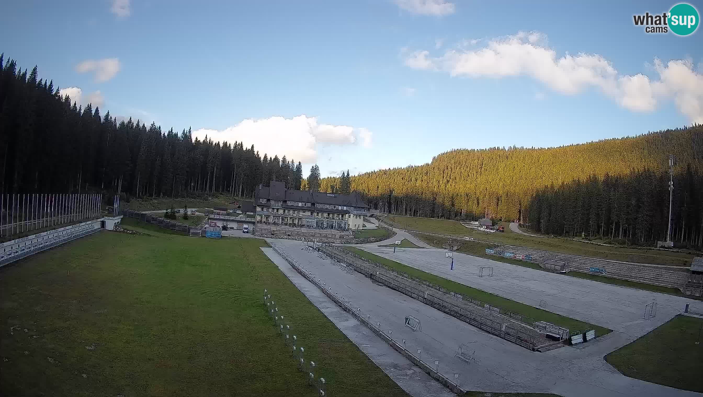 Webcam Pokljuka – Estadio de Biatlón de Rudno Polje