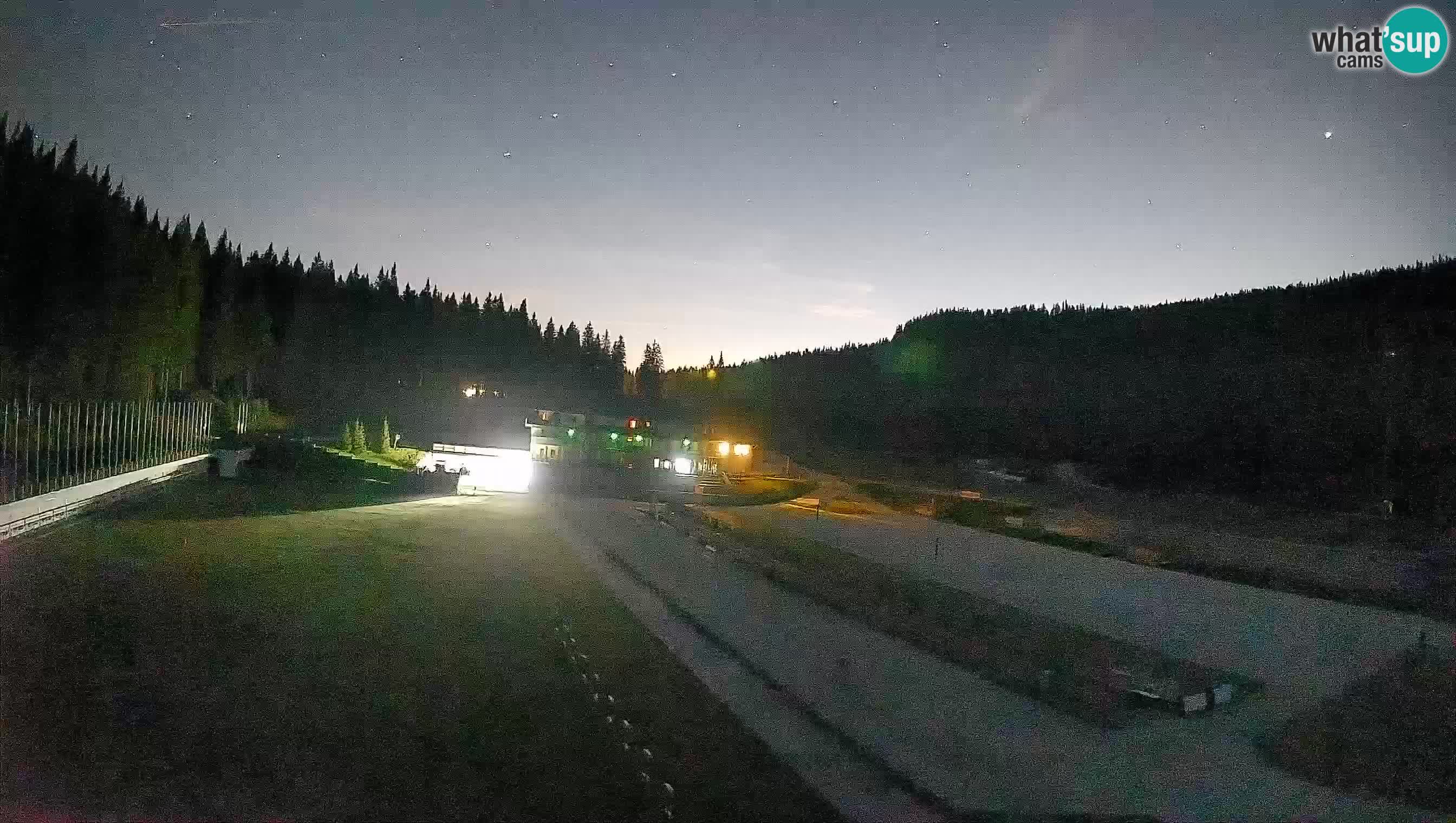 Web kamera Pokljuka – Biatlonski stadion Rudno Polje