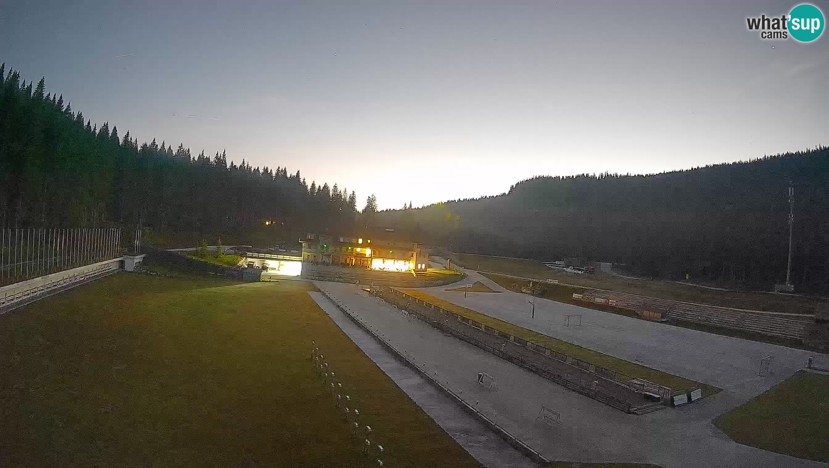 Webcam Pokljuka – Stade de biathlon de Rudno Polje