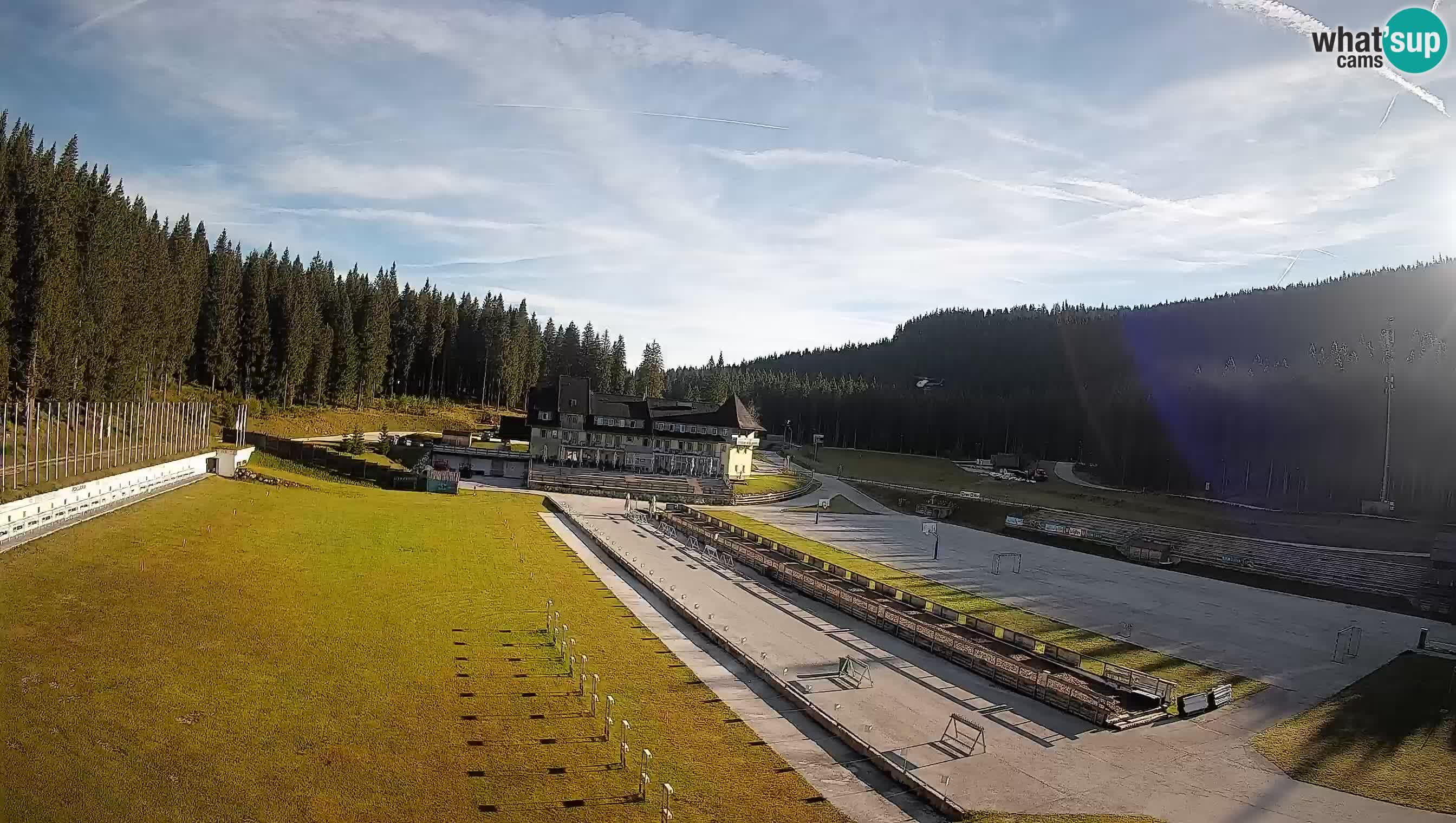 Web kamera Pokljuka – Biatlonski stadion Rudno Polje