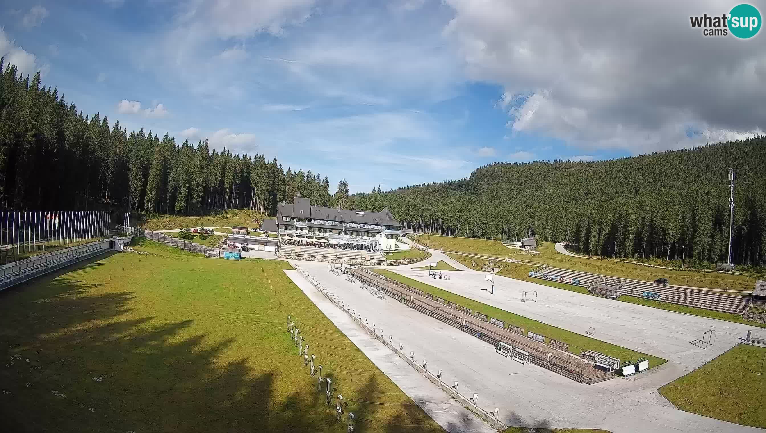 Webcam Pokljuka – Biathlon-Stadion Rudno Polje
