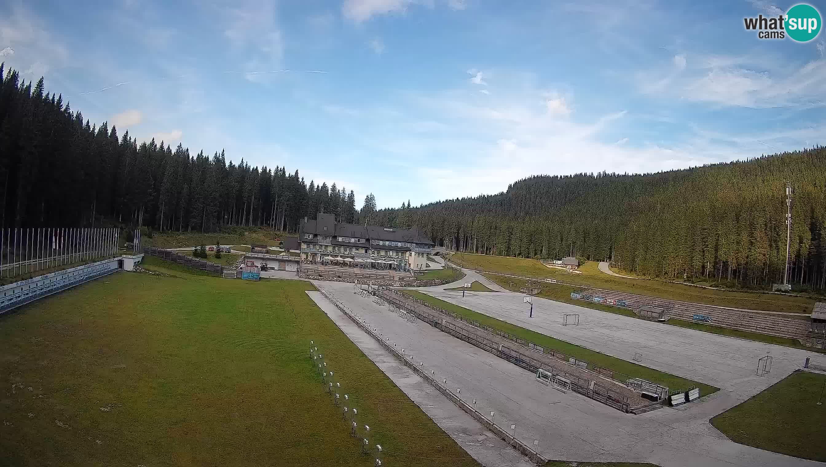Web kamera Pokljuka – Biatlonski stadion Rudno Polje