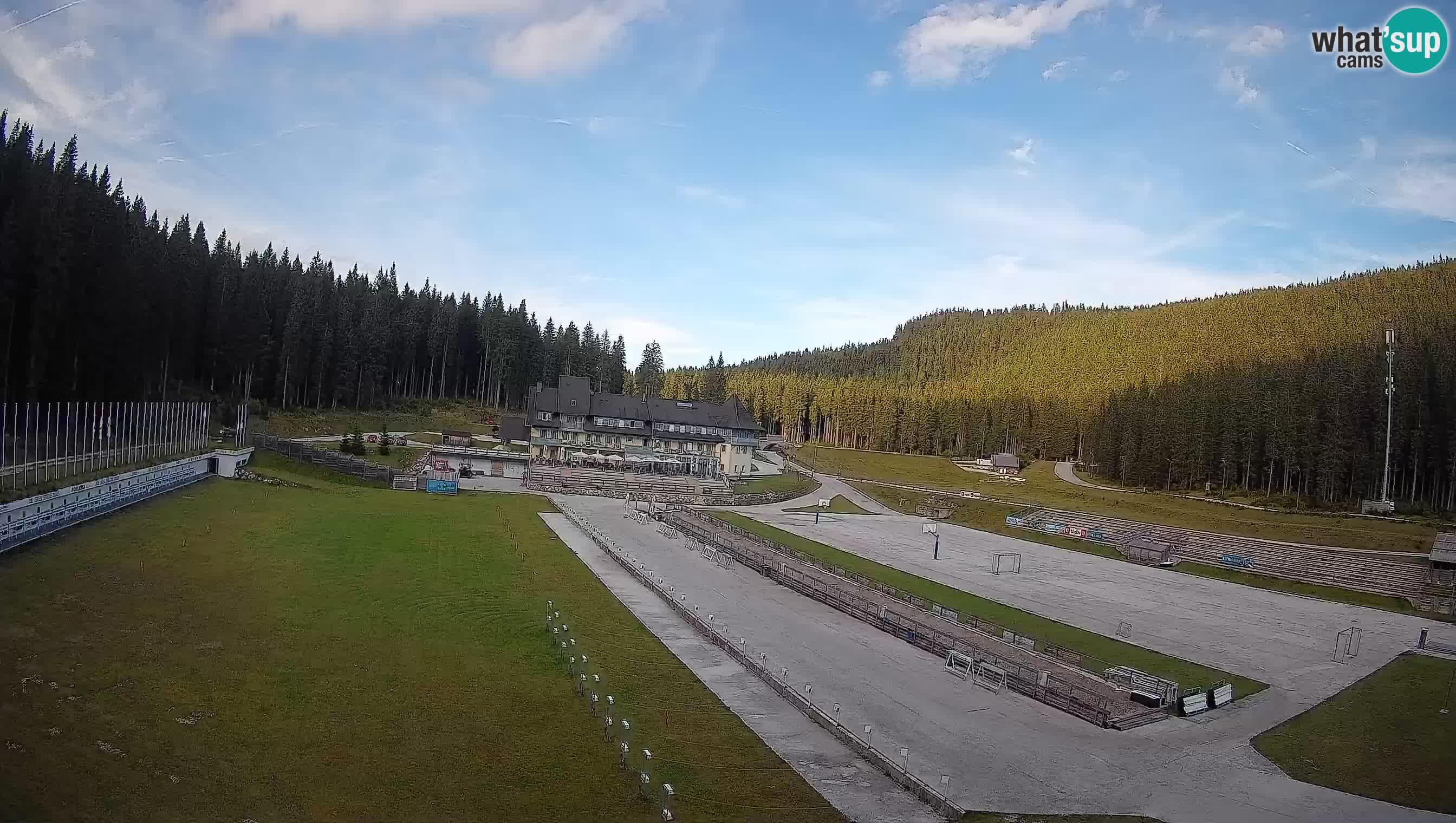 Webcam Pokljuka – Biathlon-Stadion Rudno Polje