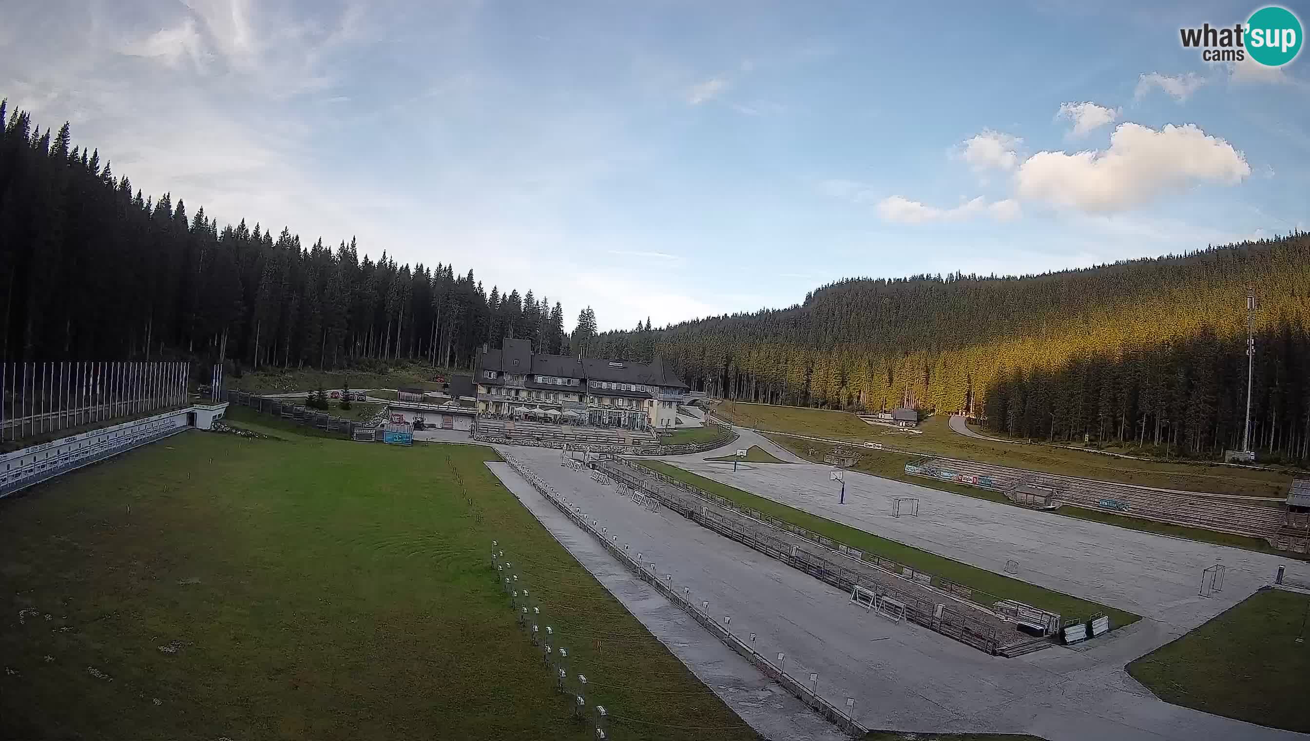 Web kamera Pokljuka – Biatlonski stadion Rudno Polje