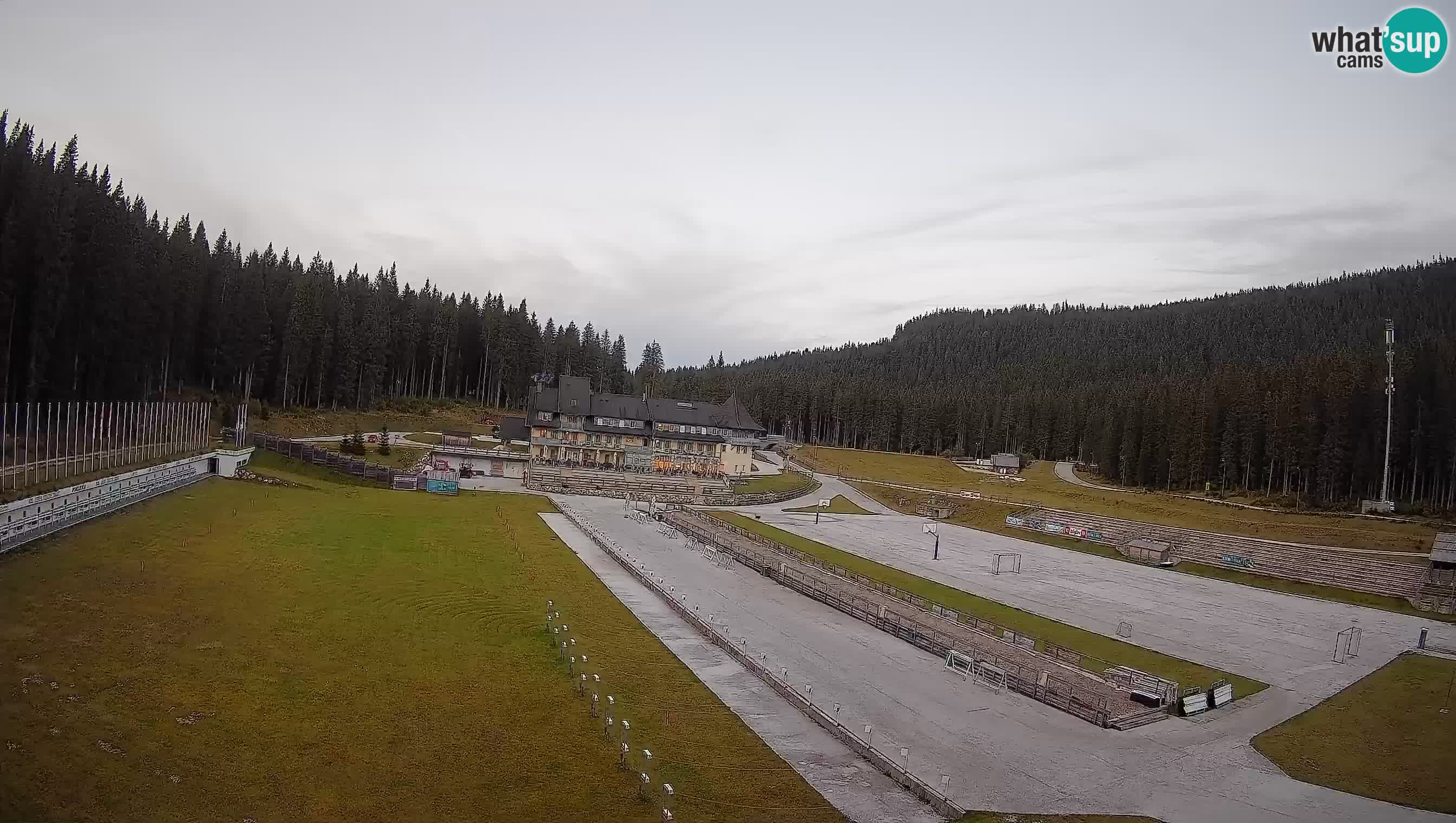 Web kamera Pokljuka – Biatlonski stadion Rudno Polje