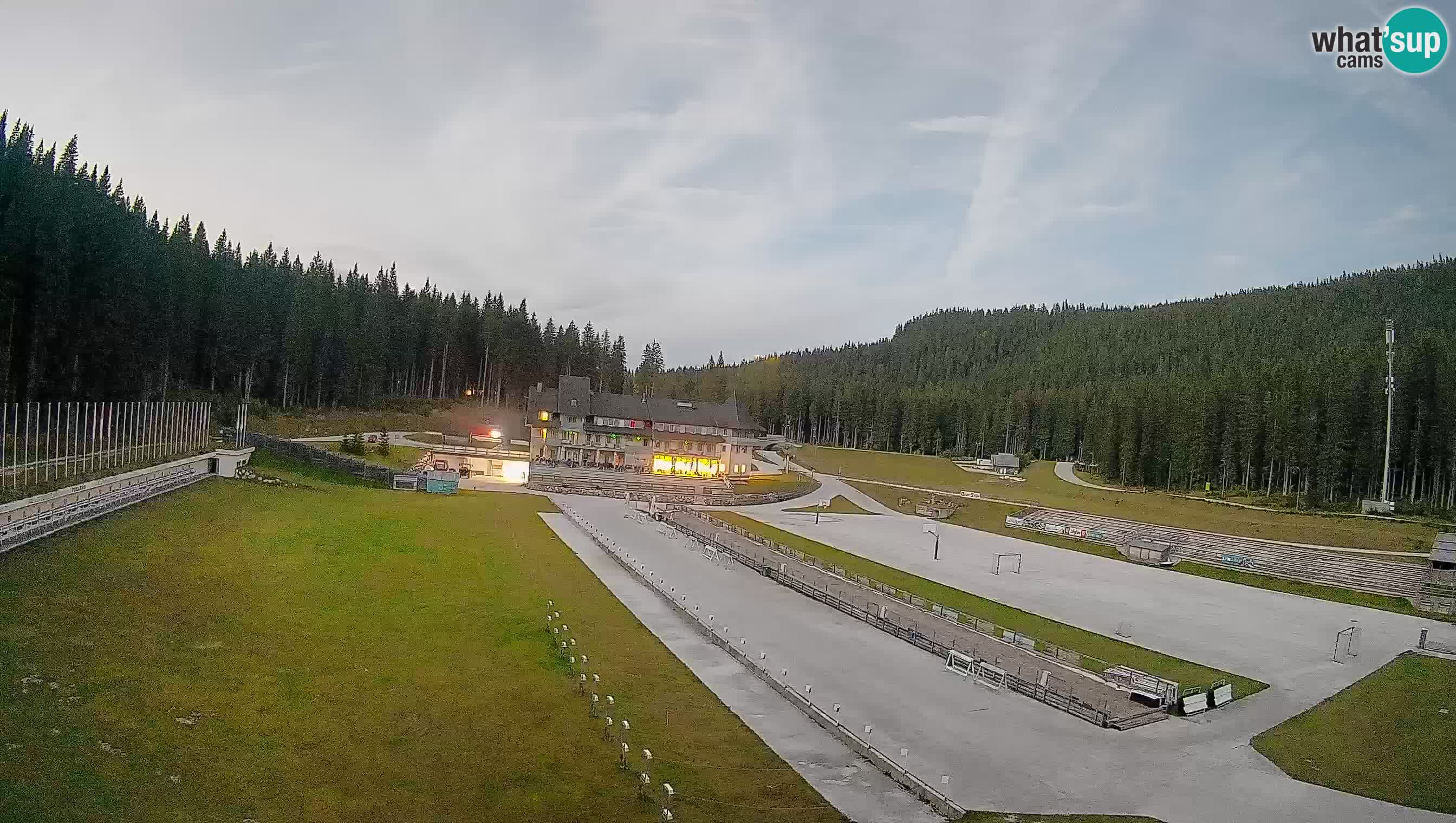 Web kamera Pokljuka – Biatlonski stadion Rudno Polje