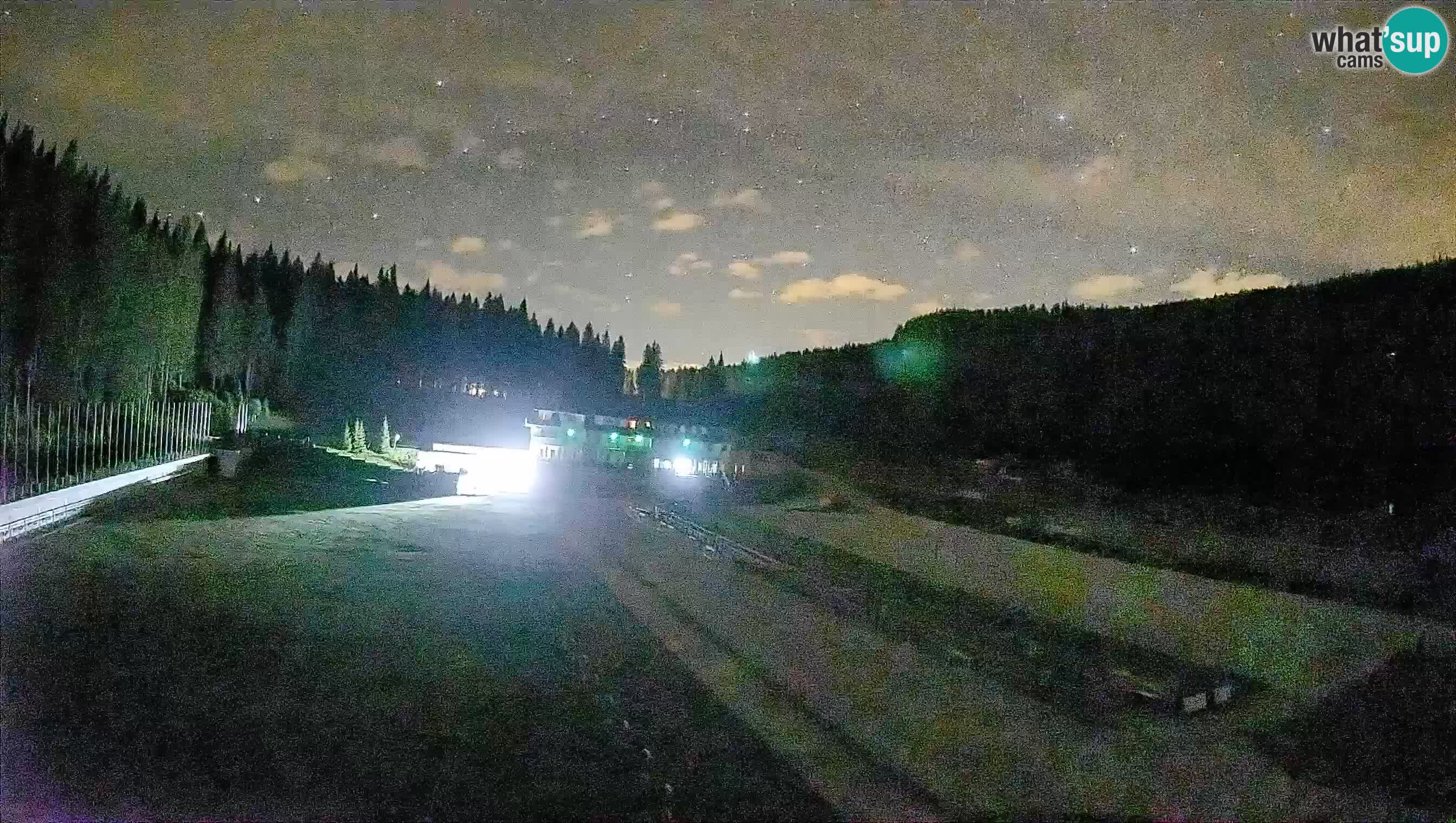 Webcam Pokljuka – Stade de biathlon de Rudno Polje