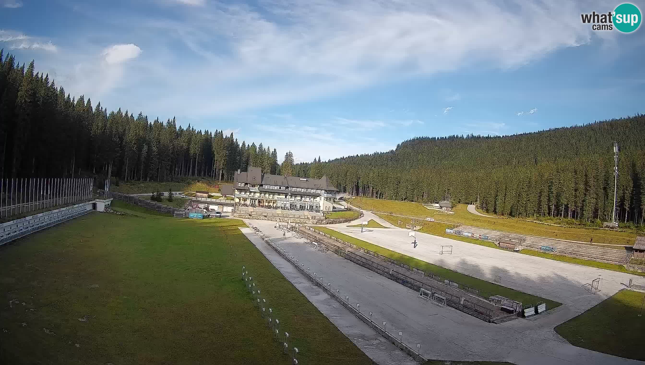 Webcam Pokljuka – Biathlon-Stadion Rudno Polje