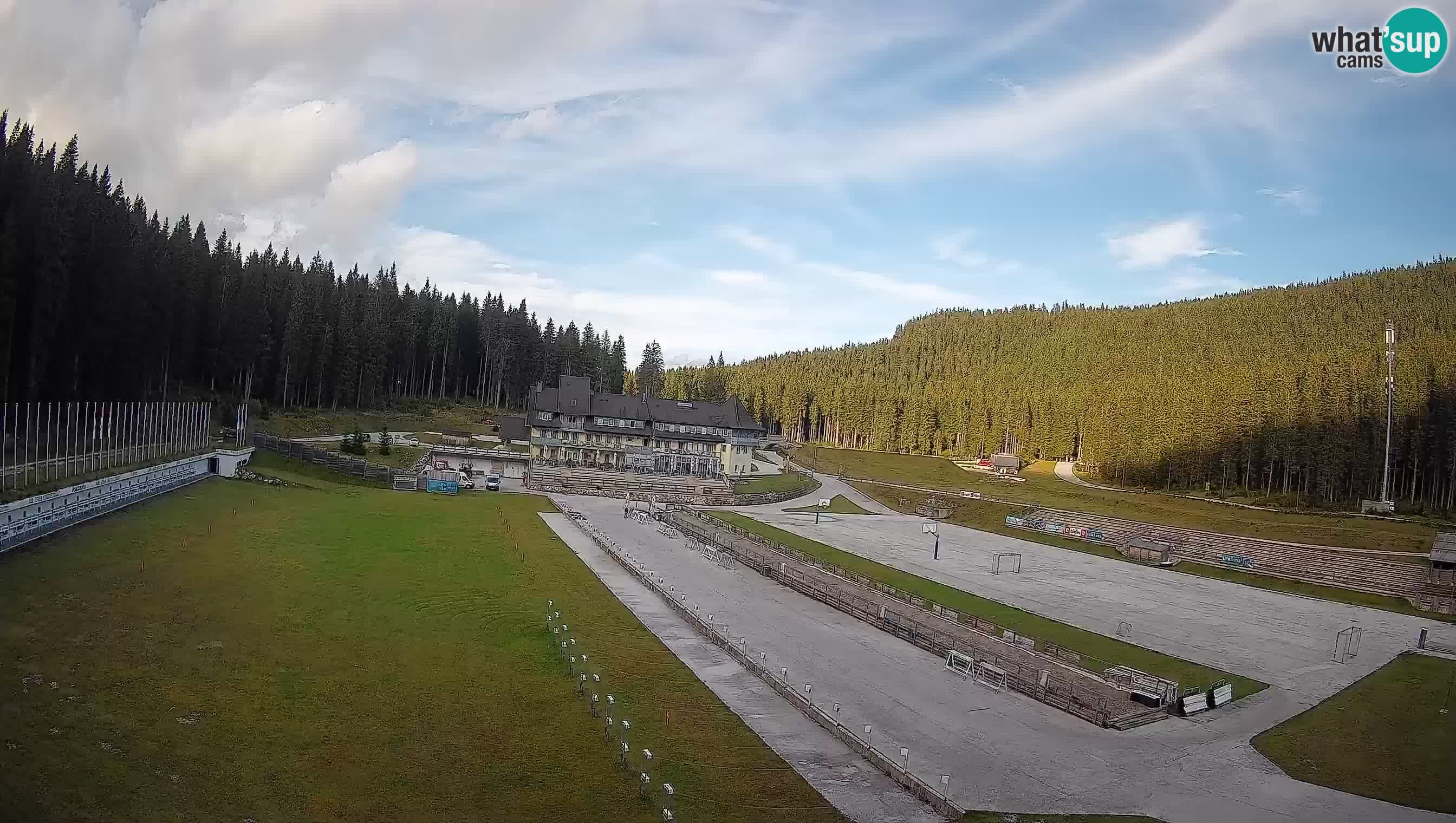 Webcam Pokljuka – Biathlon-Stadion Rudno Polje