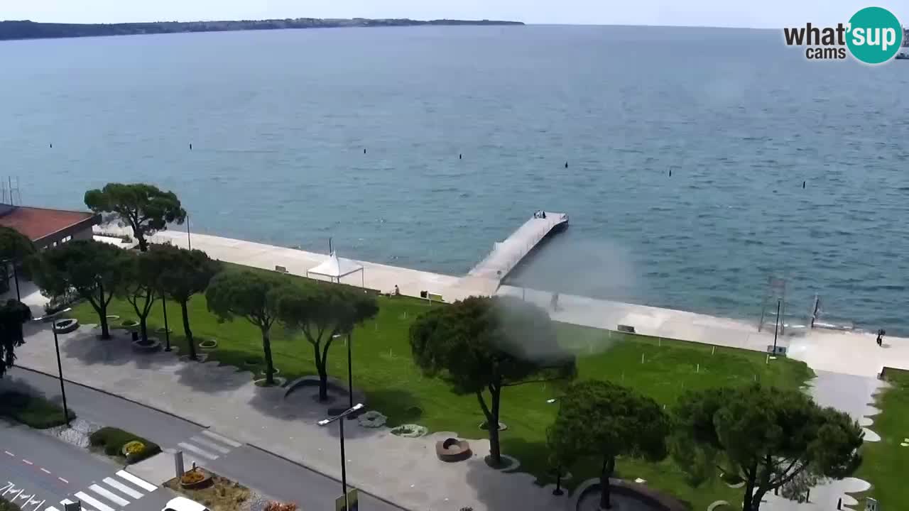 Webcam Live Portorož Strand – Bungalow