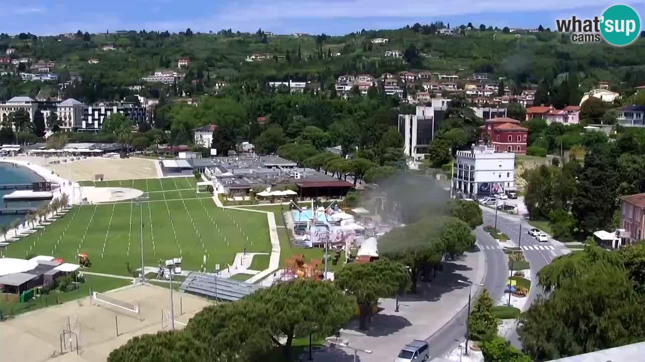 Webcam Portorož beach