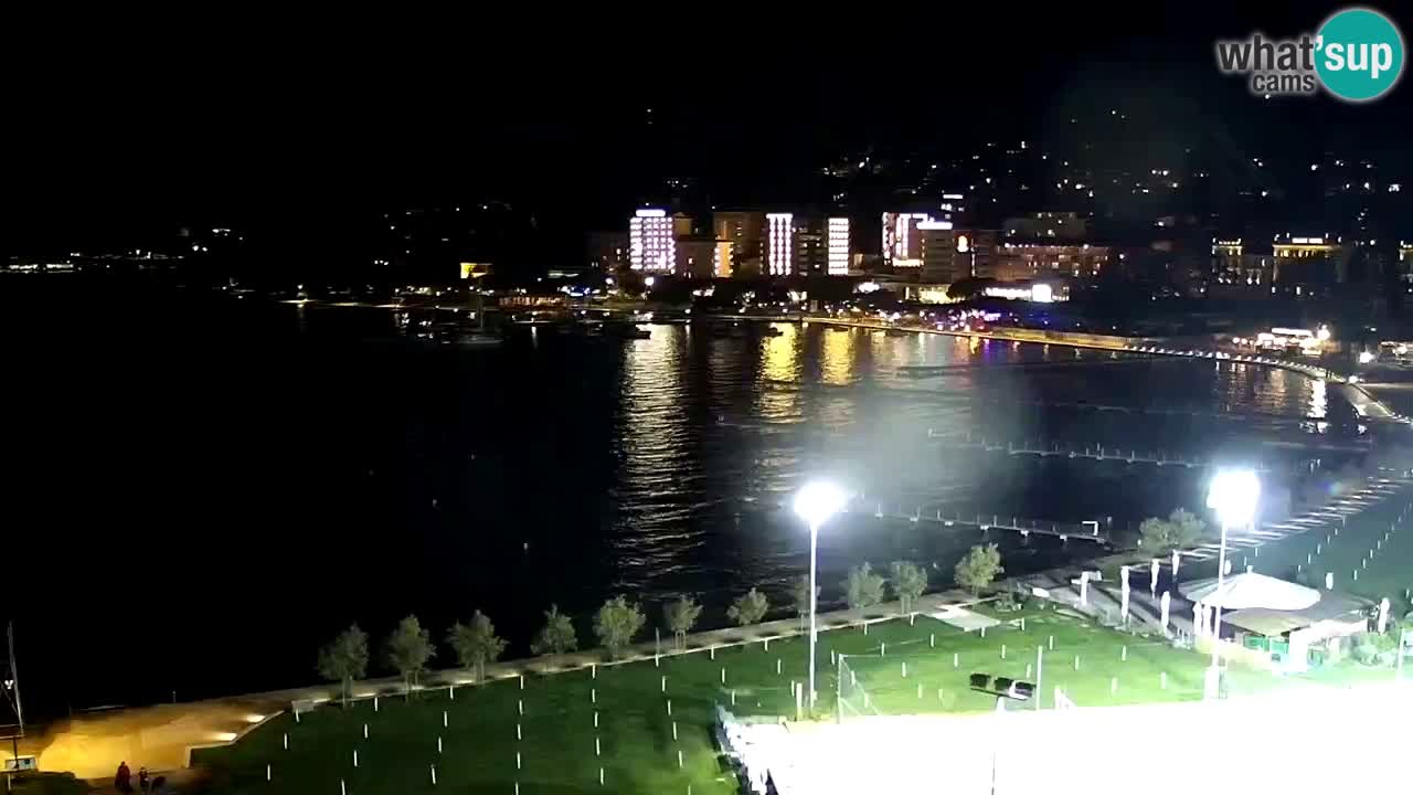 Webcam spiaggia Portorose – Vista dal ristorante Bungalow