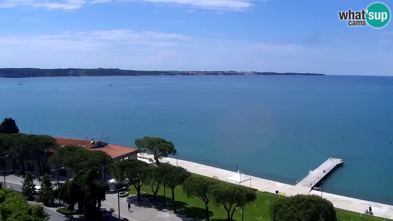 Webcam Portorož beach