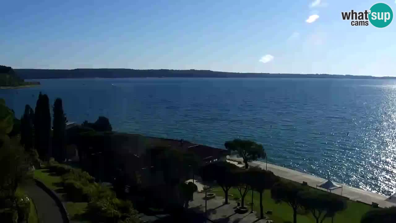 Webcam spiaggia Portorose – Vista dal ristorante Bungalow