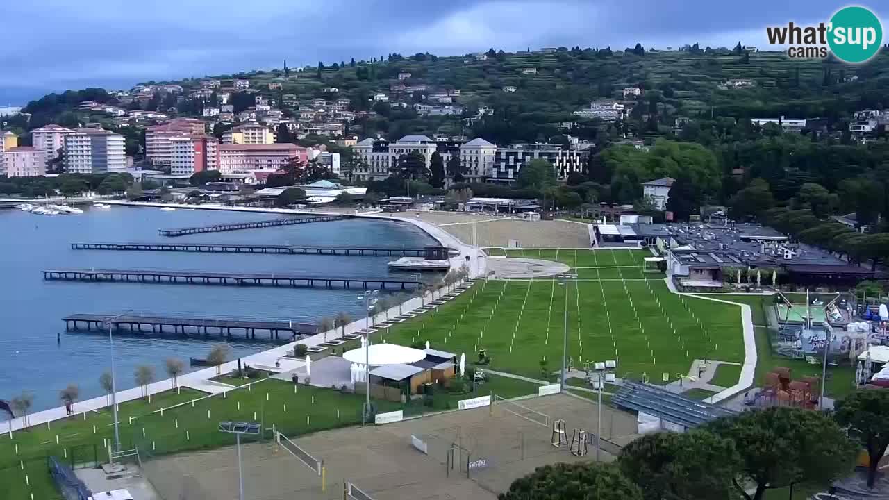 Webcam Portorož Panoramic view from Casino Portoroz