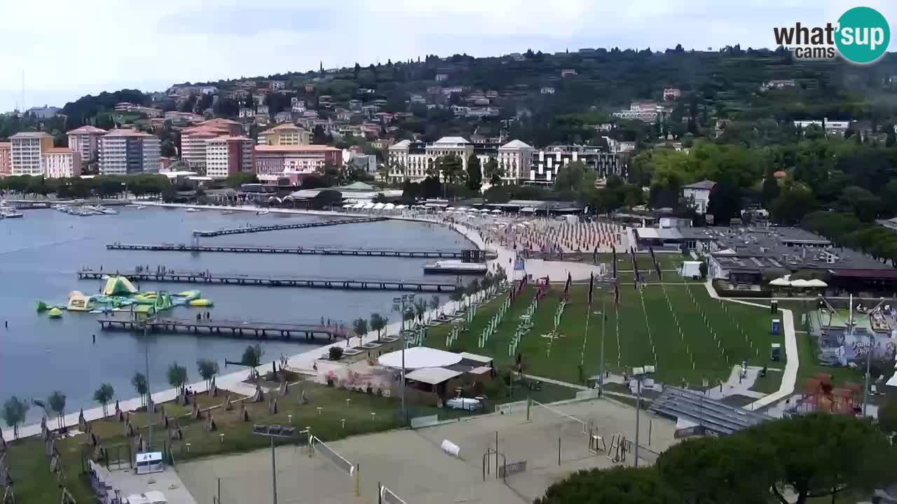 Webcam Live Portorož Strand – Bungalow