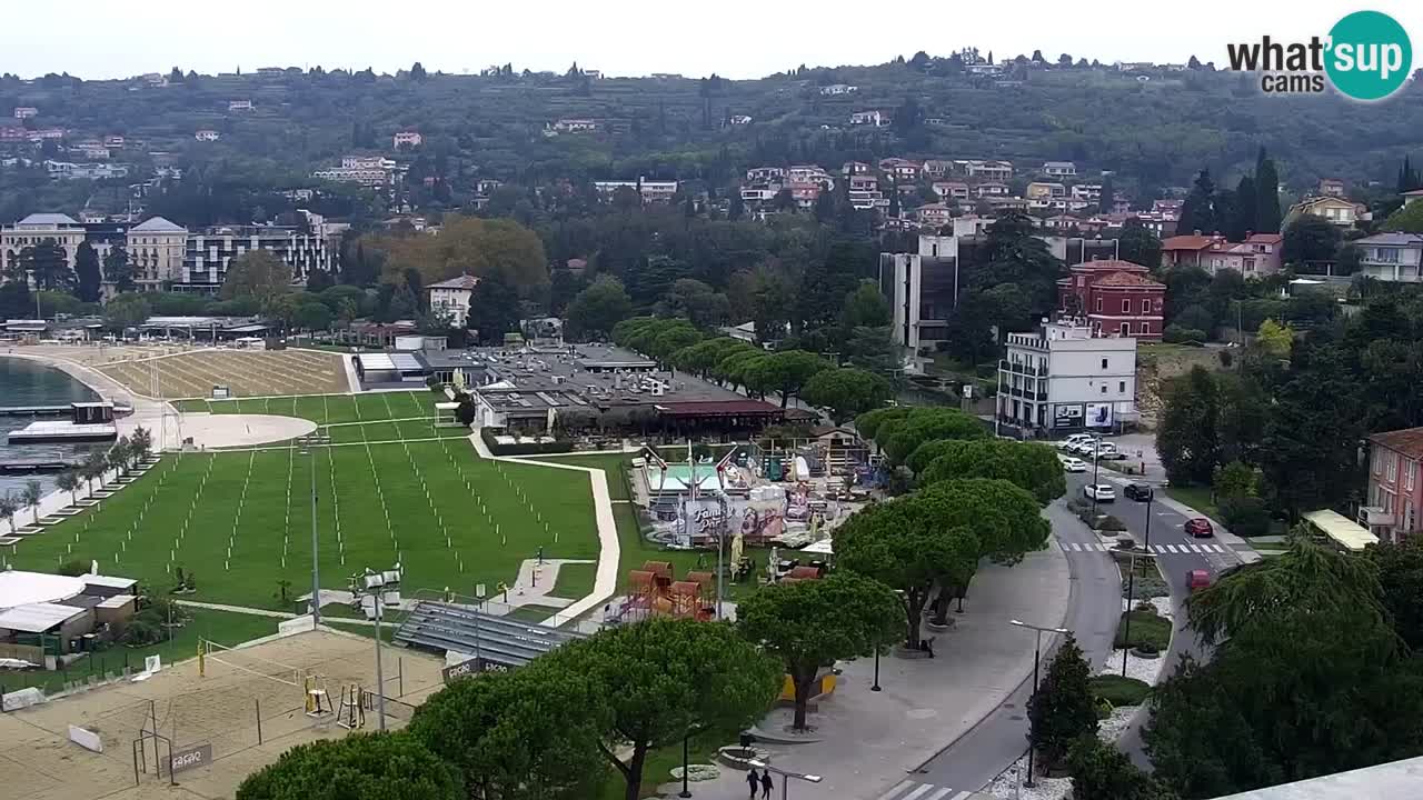 Portorož – panorama webcam