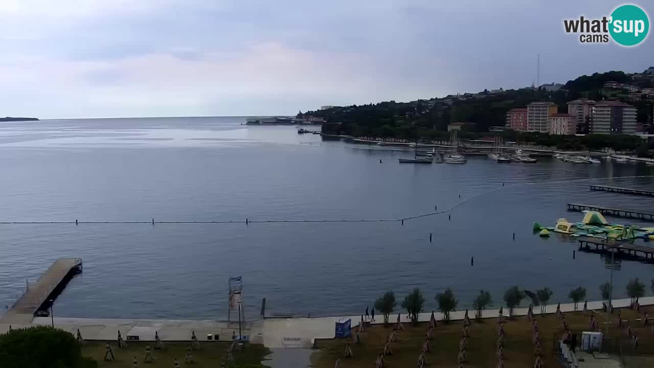 Portorož – panorama webcam