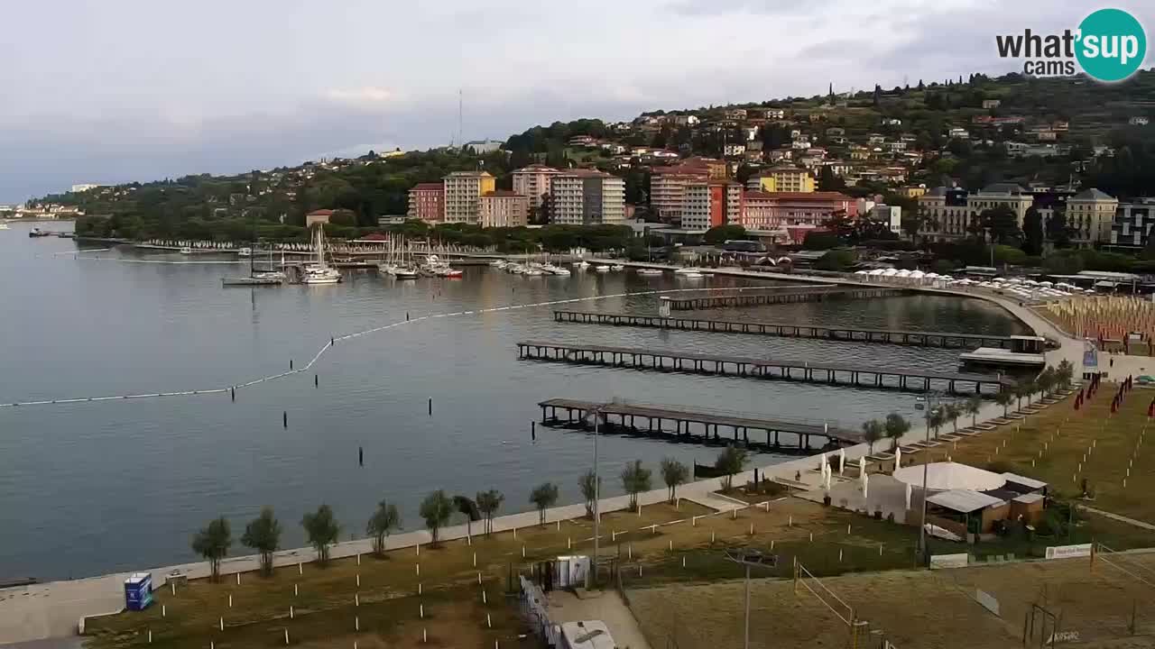 Portorož – panorama webcam