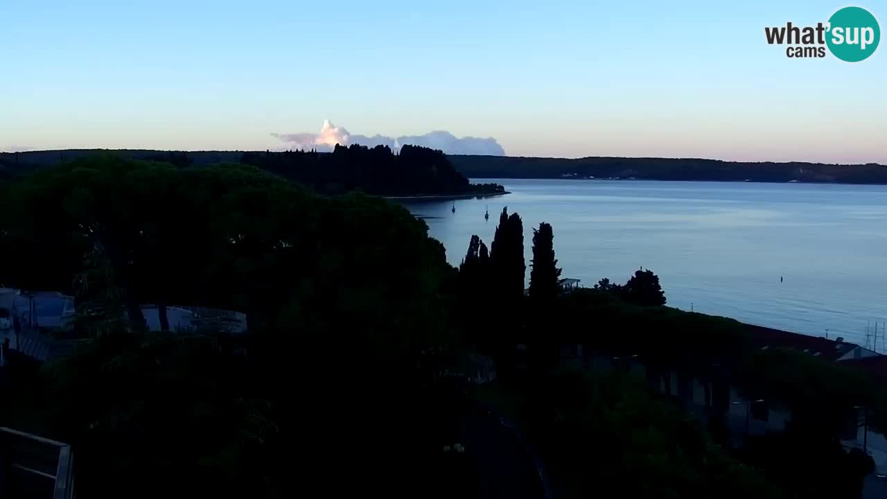 Webcam spiaggia Portorose – Vista dal ristorante Bungalow