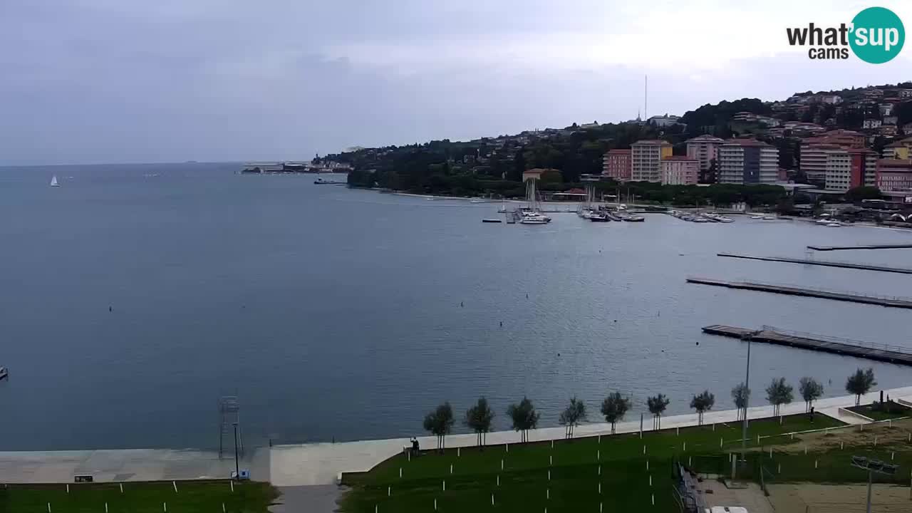 Webcam spiaggia Portorose – Vista dal ristorante Bungalow