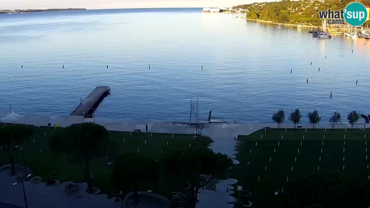 Webcam Live Portorož Strand – Bungalow