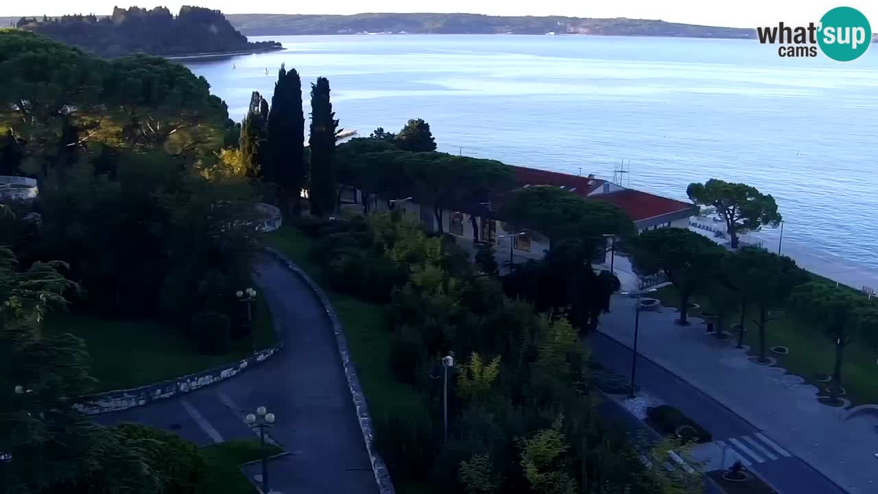 Web kamera Portorož plaža