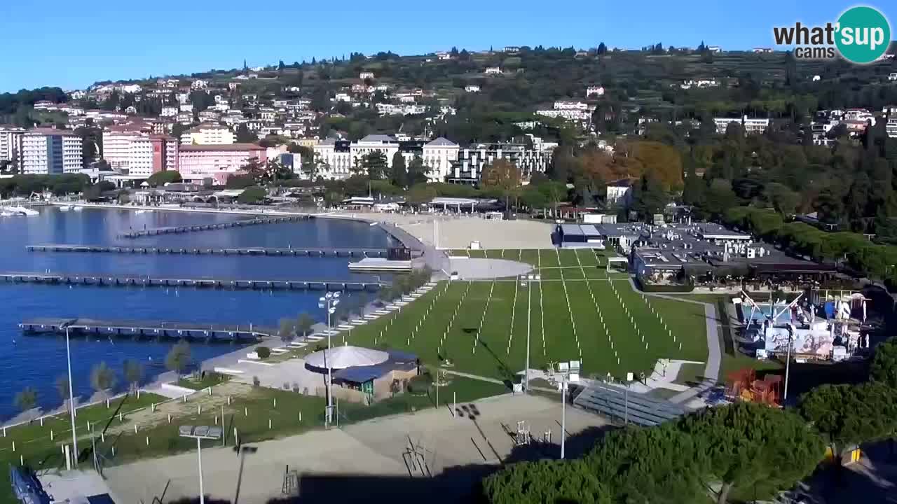 Live Webcam Portorose – Panorama