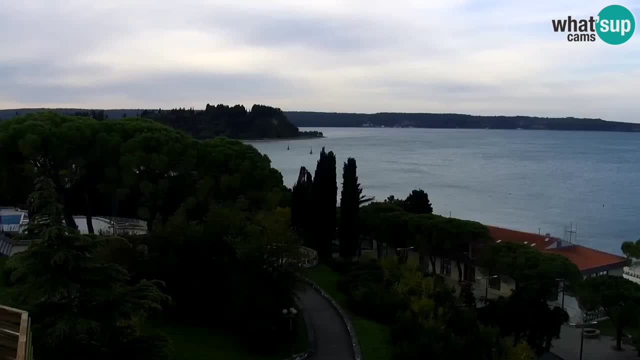 Webcam spiaggia Portorose – Vista dal ristorante Bungalow