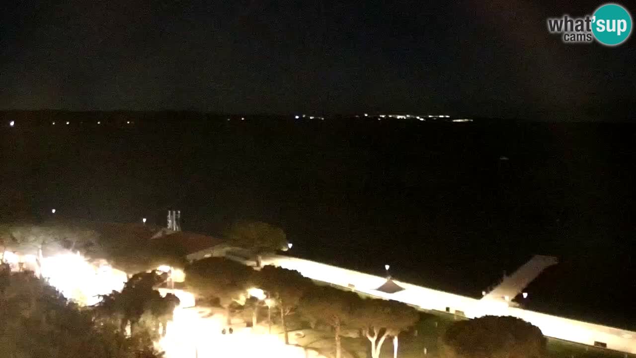 Webcam spiaggia Portorose – Vista dal ristorante Bungalow