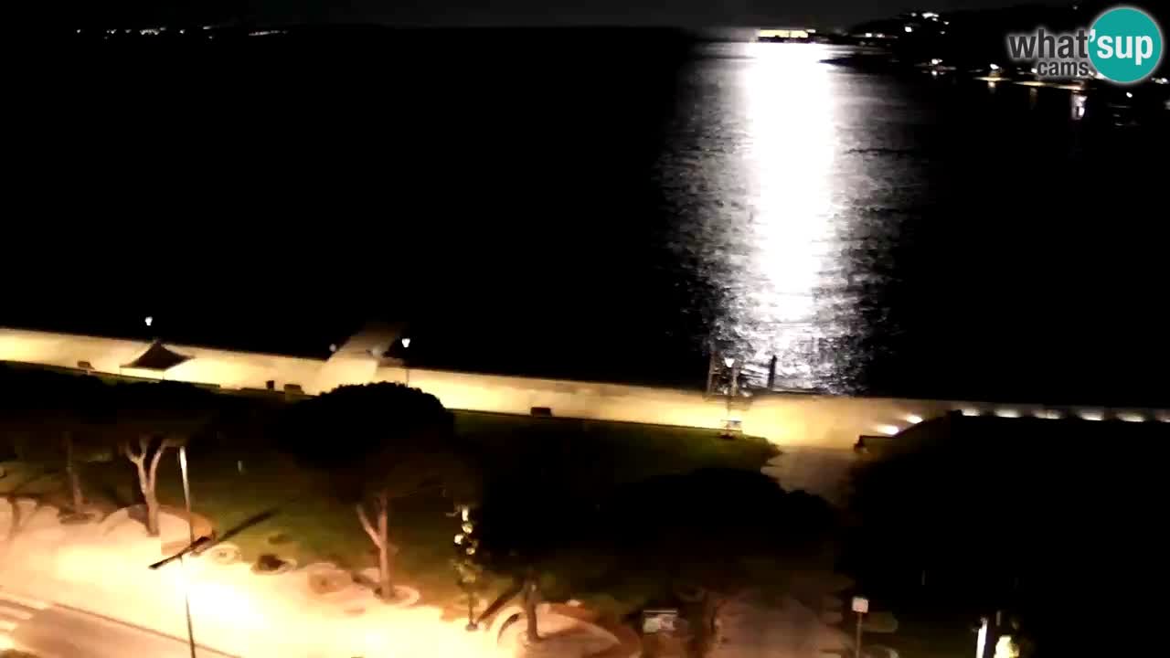 Webcam spiaggia Portorose – Vista dal ristorante Bungalow