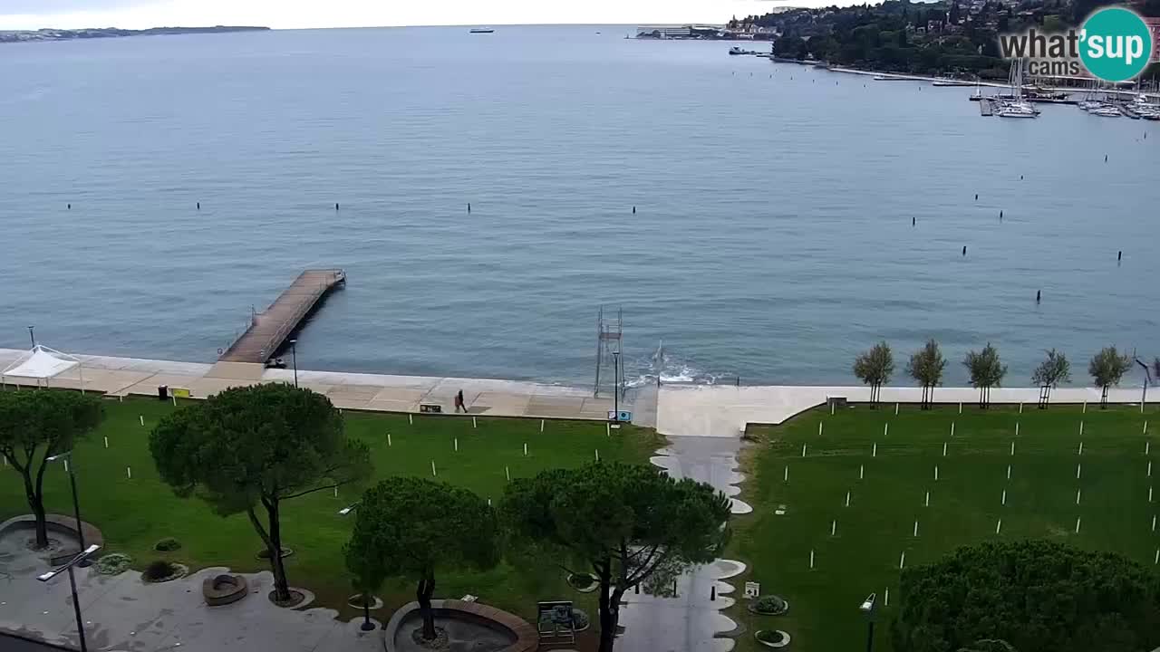 Web kamera Portorož plaža