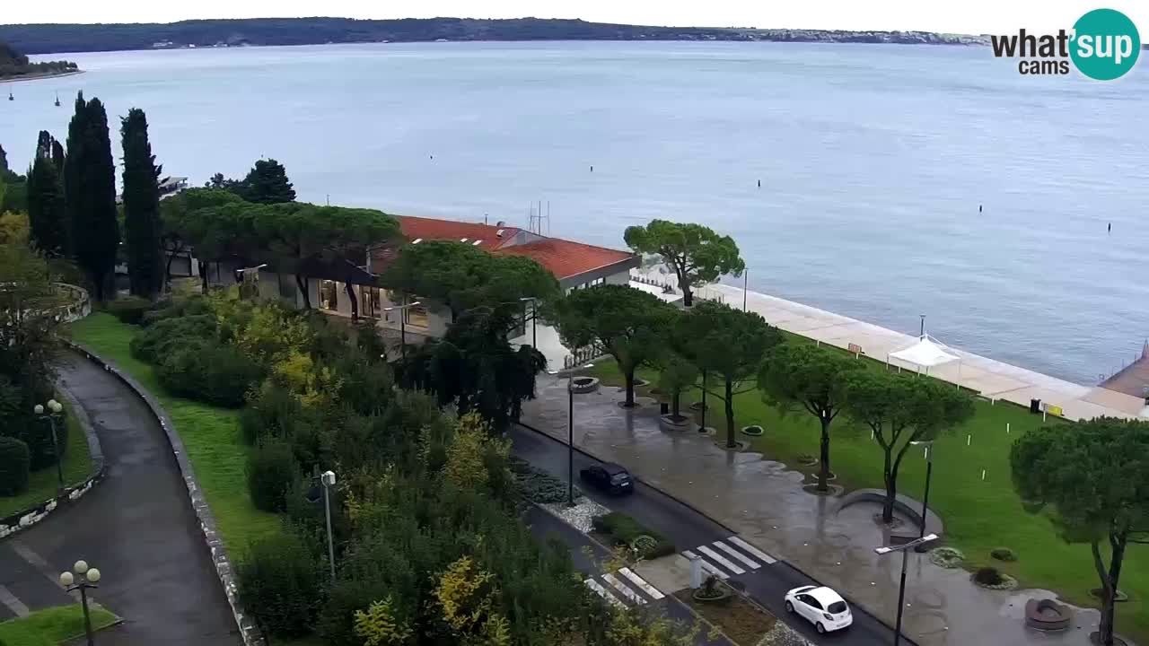 Webcam spiaggia Portorose – Vista dal ristorante Bungalow