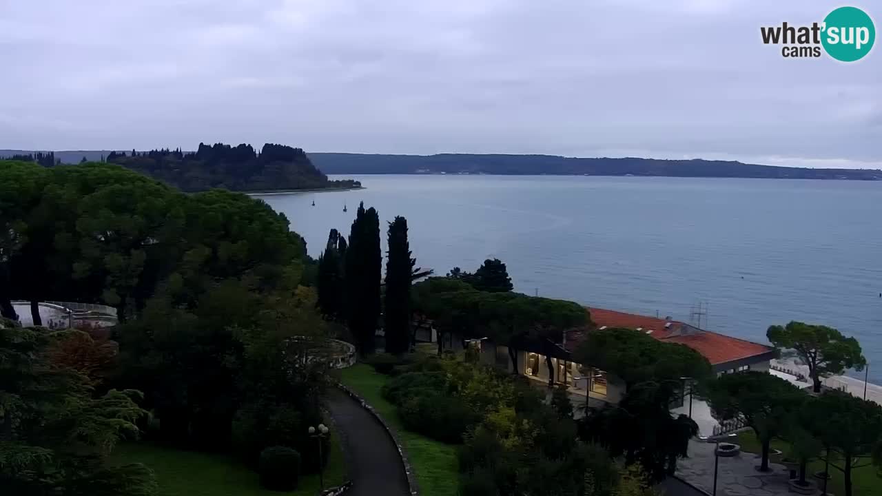 Webcam spiaggia Portorose – Vista dal ristorante Bungalow